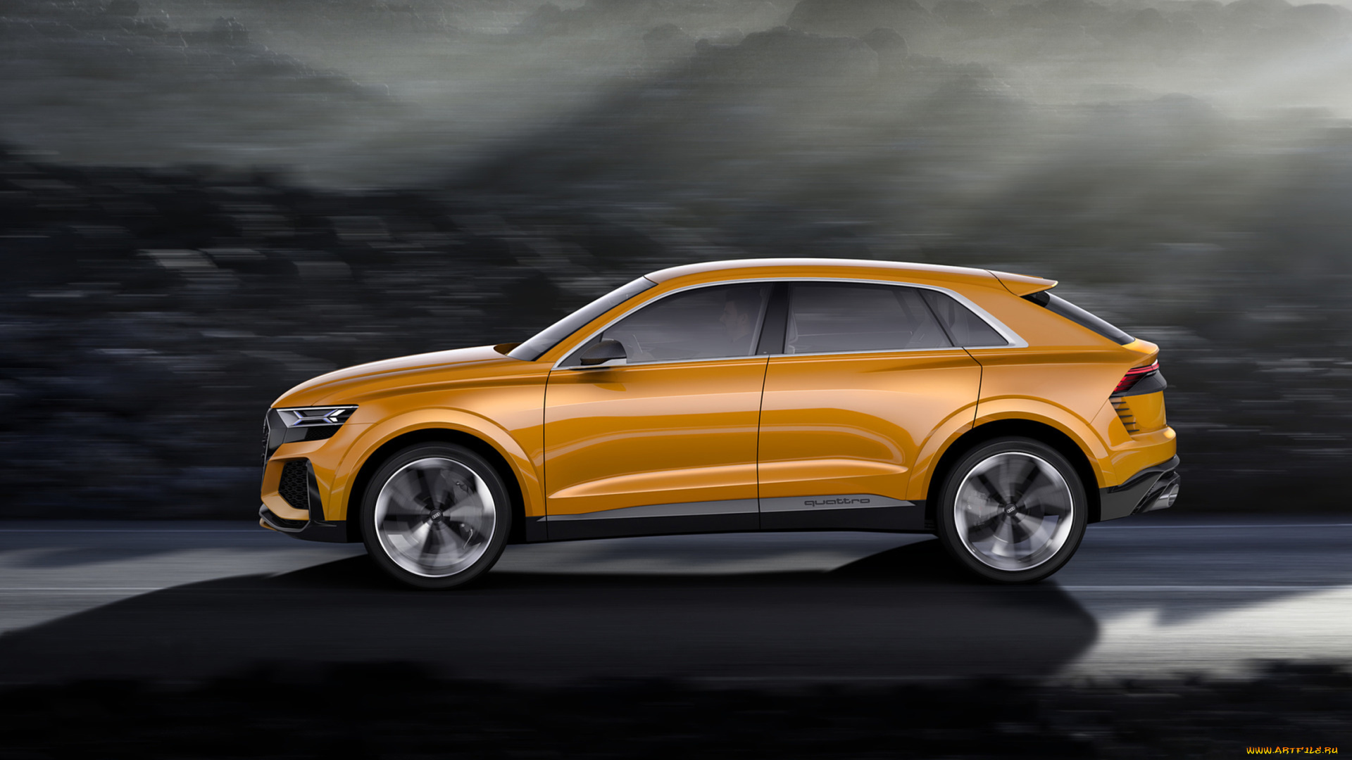 audi, q8, sport, concept, 2018, автомобили, audi, 2018, concept, sport, q8