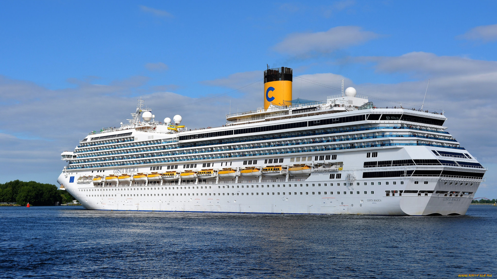 costa, magica, корабли, лайнеры, лайнер, круиз