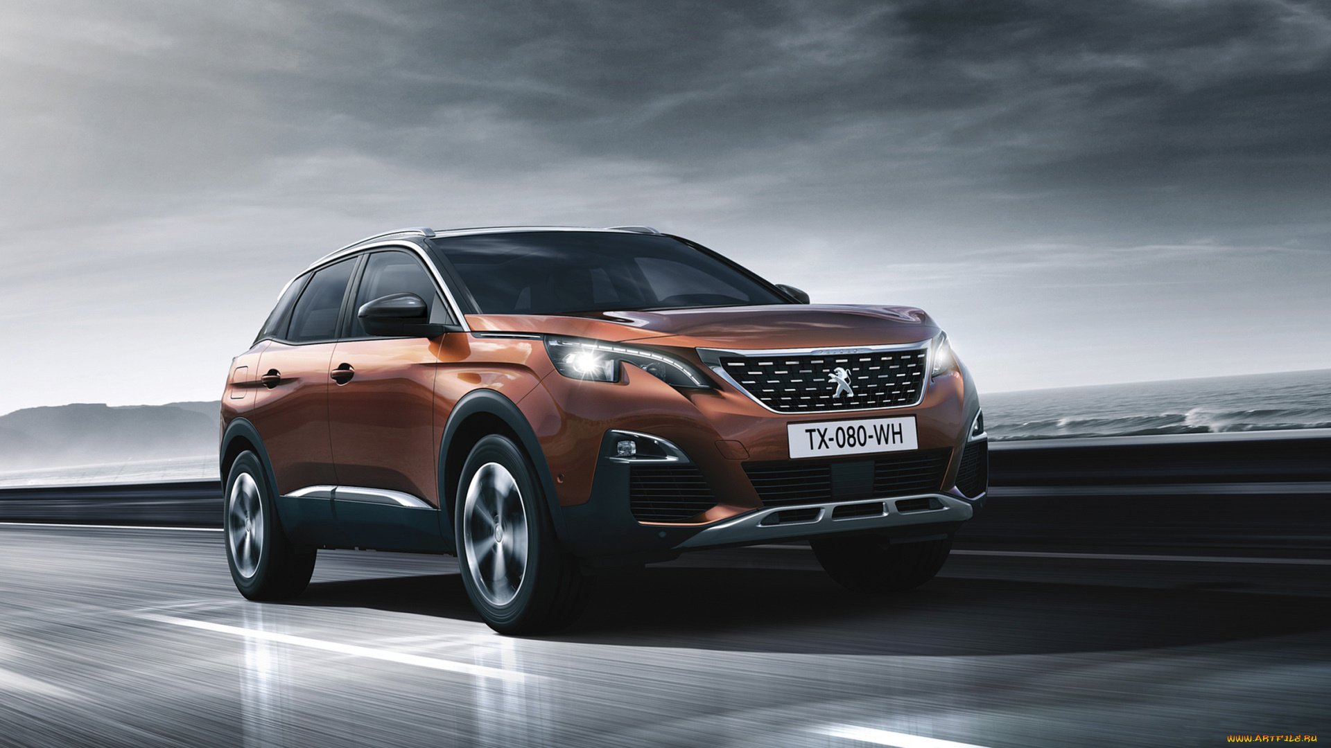 peugeot, 3008, 2017, автомобили, peugeot, 3008, 2017