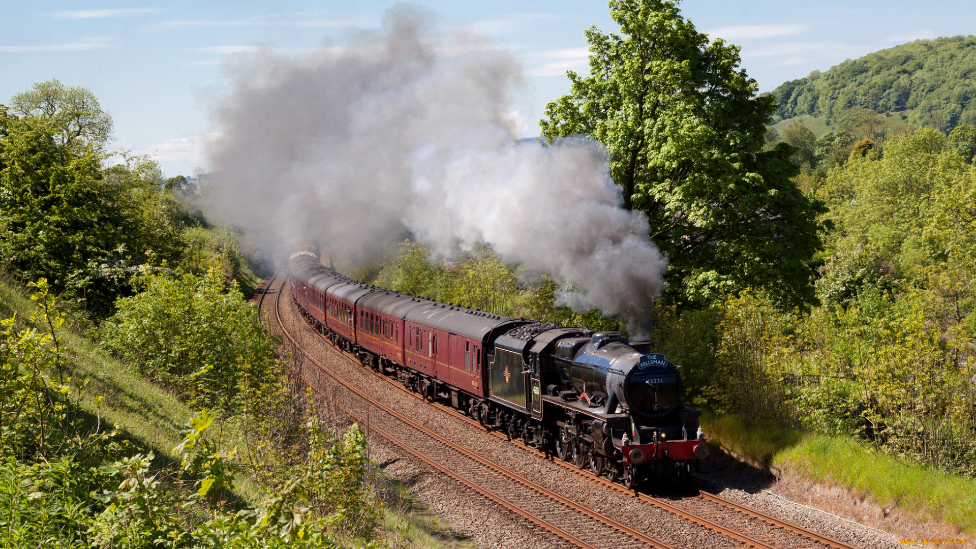 техника, паровозы, рельсы, паровоз
