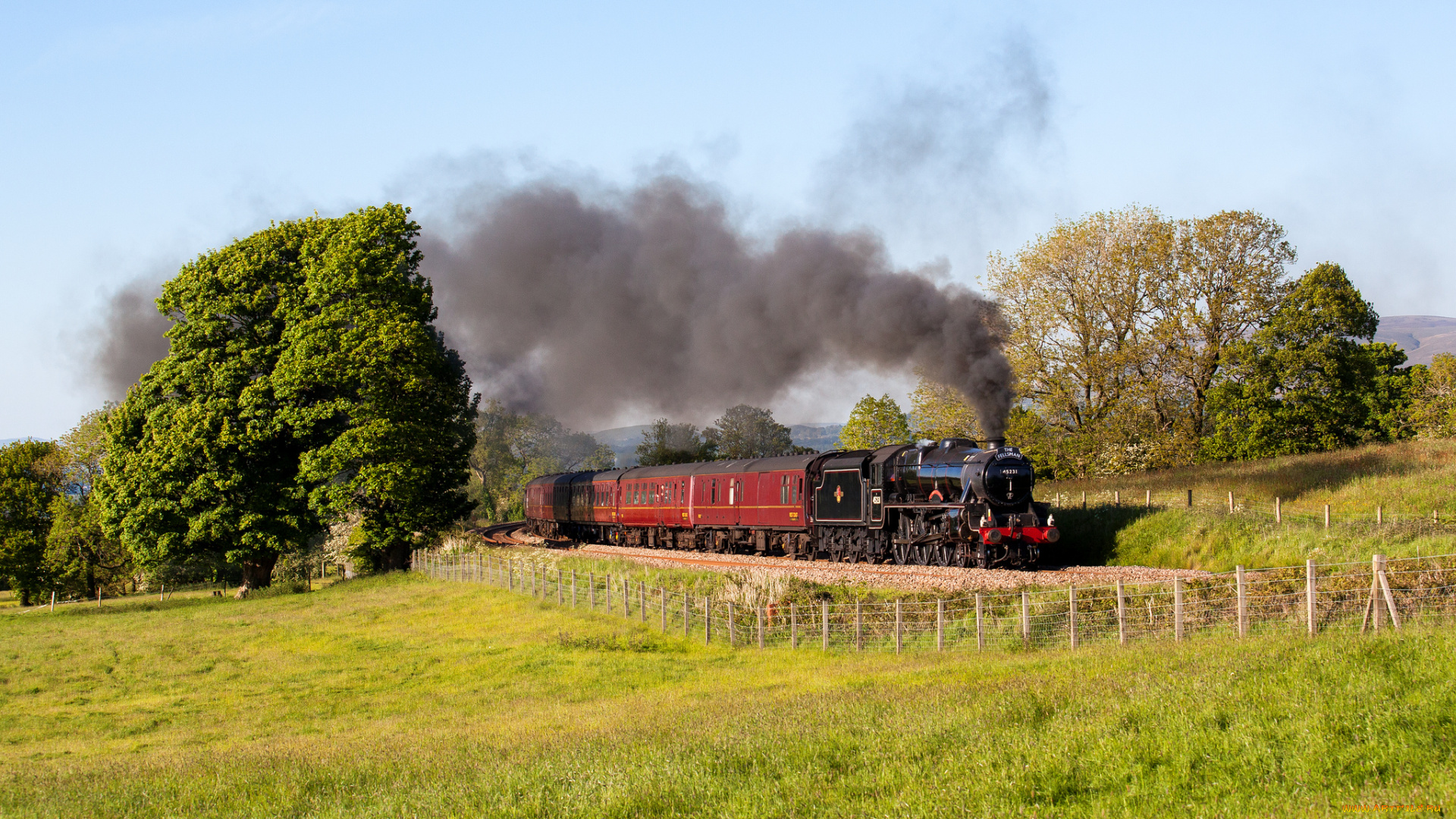 техника, паровозы, рельсы, паровоз