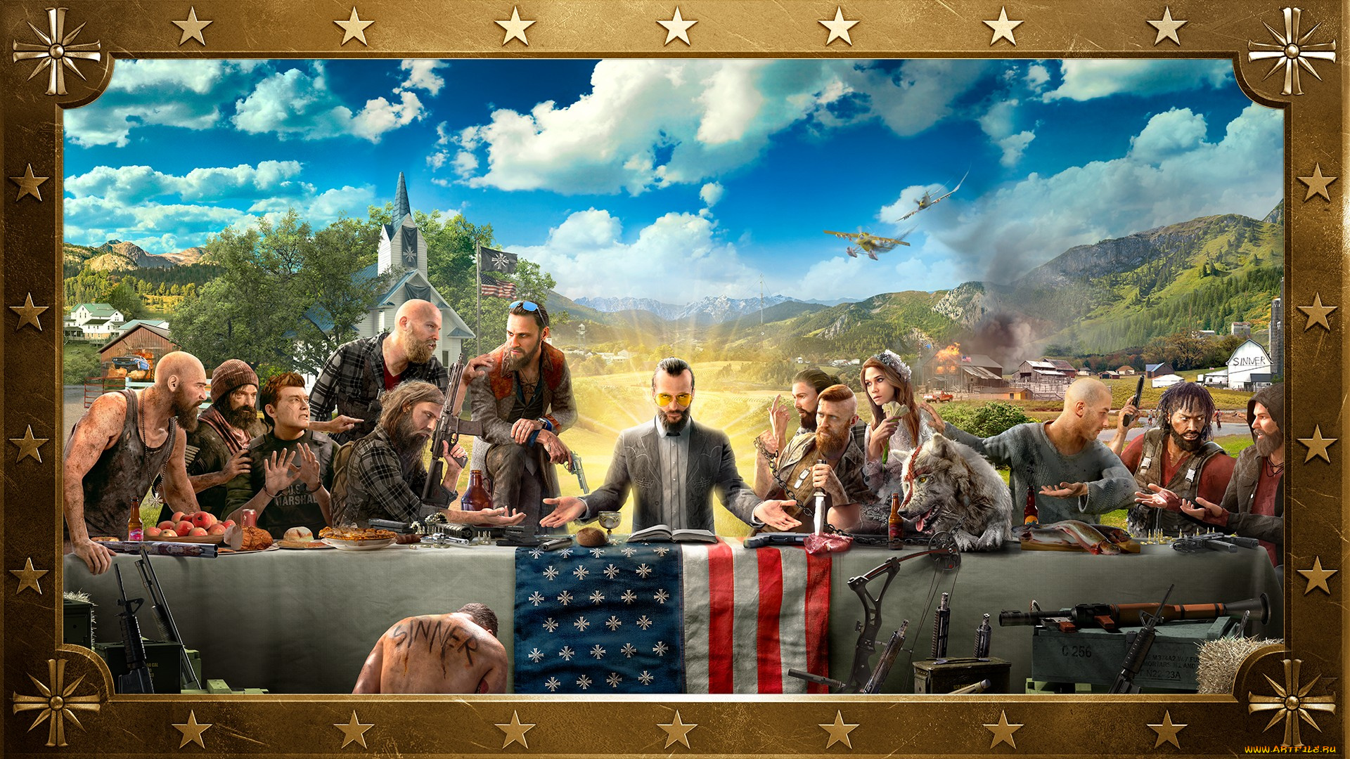 видео, игры, far, cry, 5, far, cry, 5, шутер, action