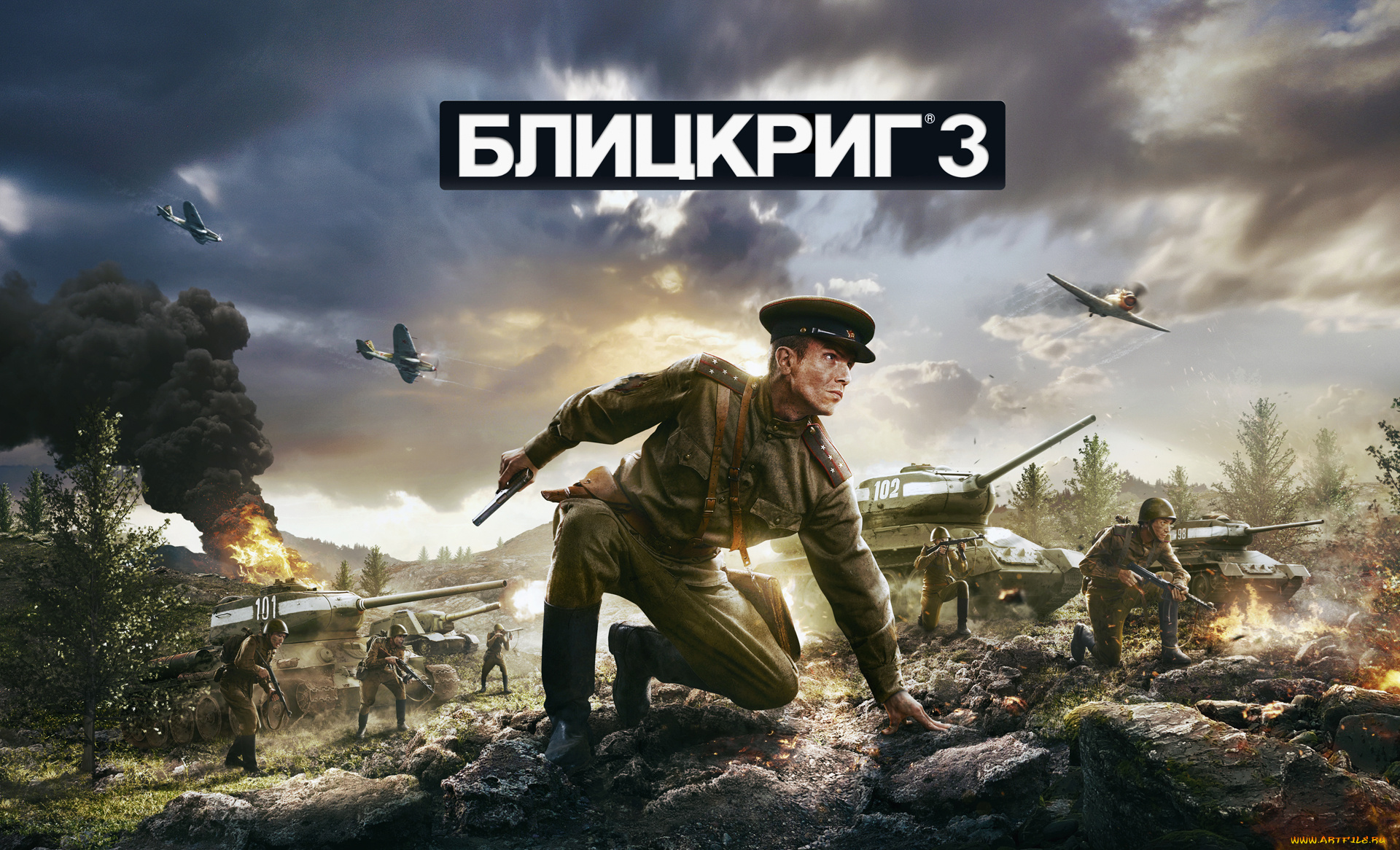 видео, игры, blitzkrieg, 3, онлайн, стратегия, blitzkrieg, 3