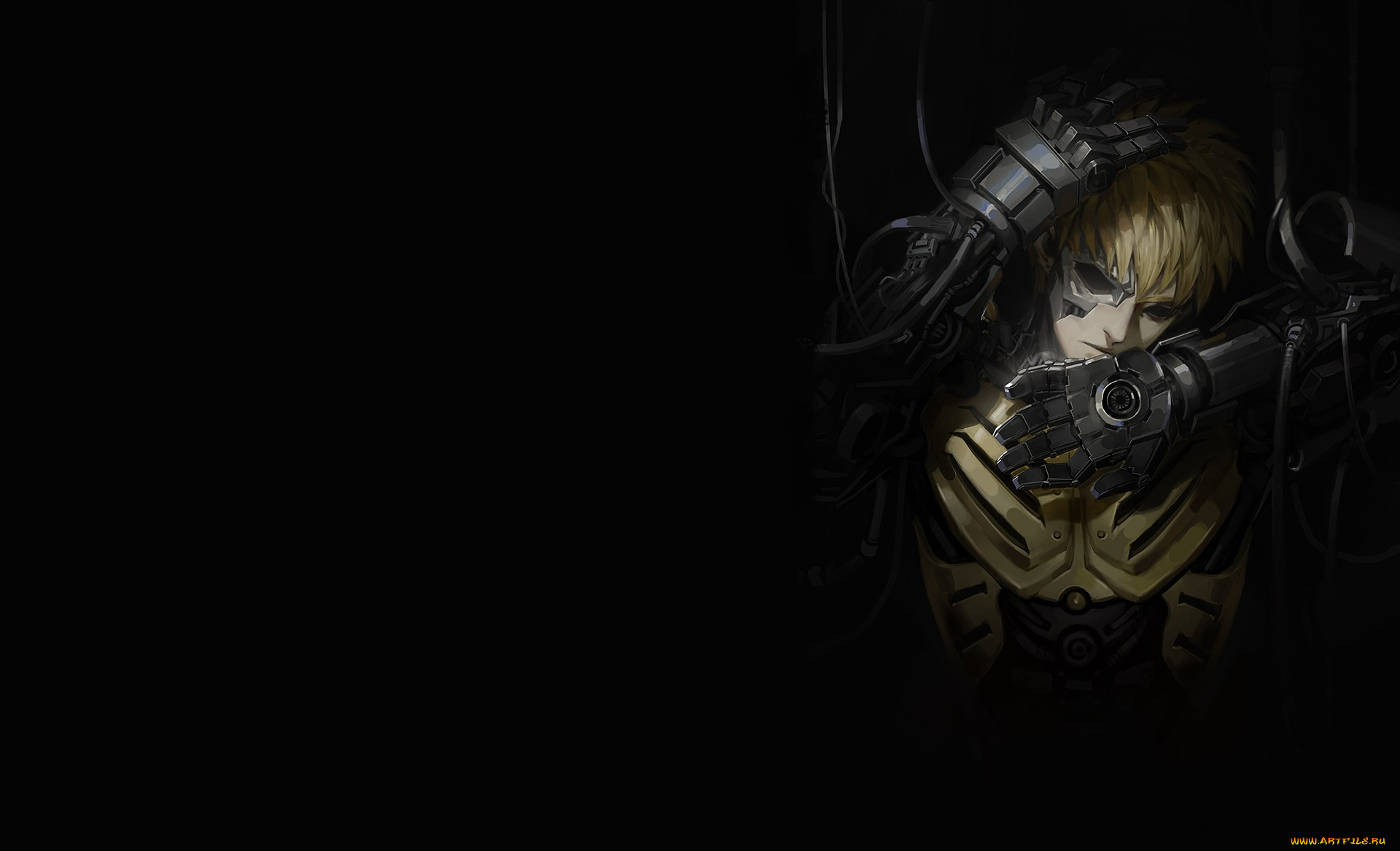 аниме, one, punch, man, генос