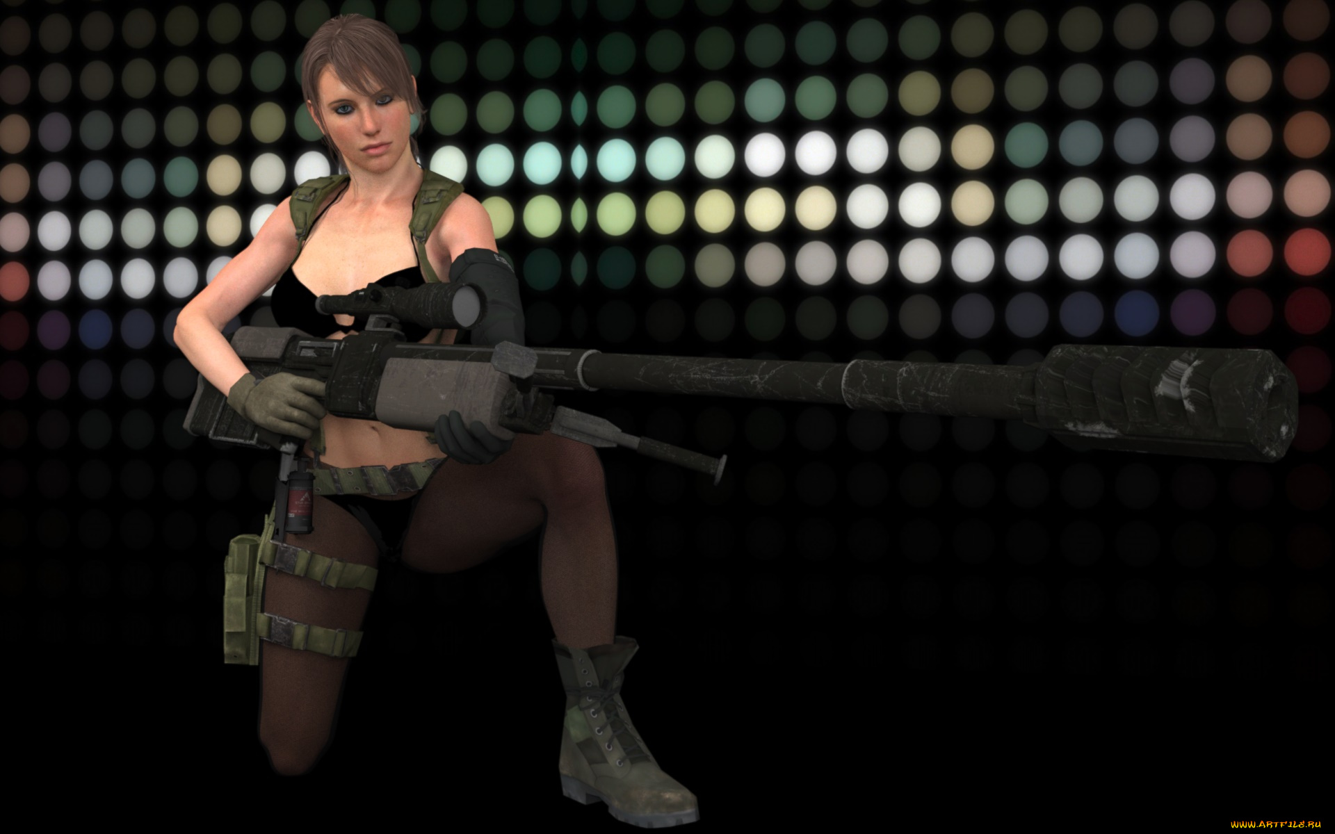 3д, графика, фантазия, , fantasy, фон, взгляд, девушка