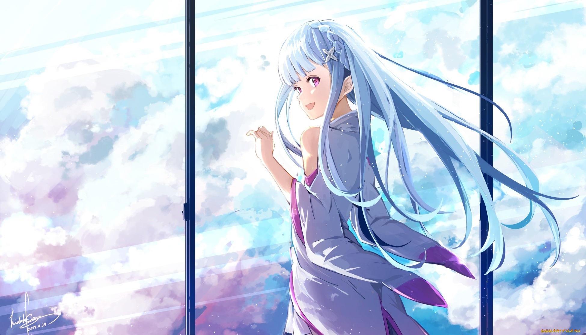 аниме, re, , zero, kara, hajimeru, isekai, seikatsu, emilia