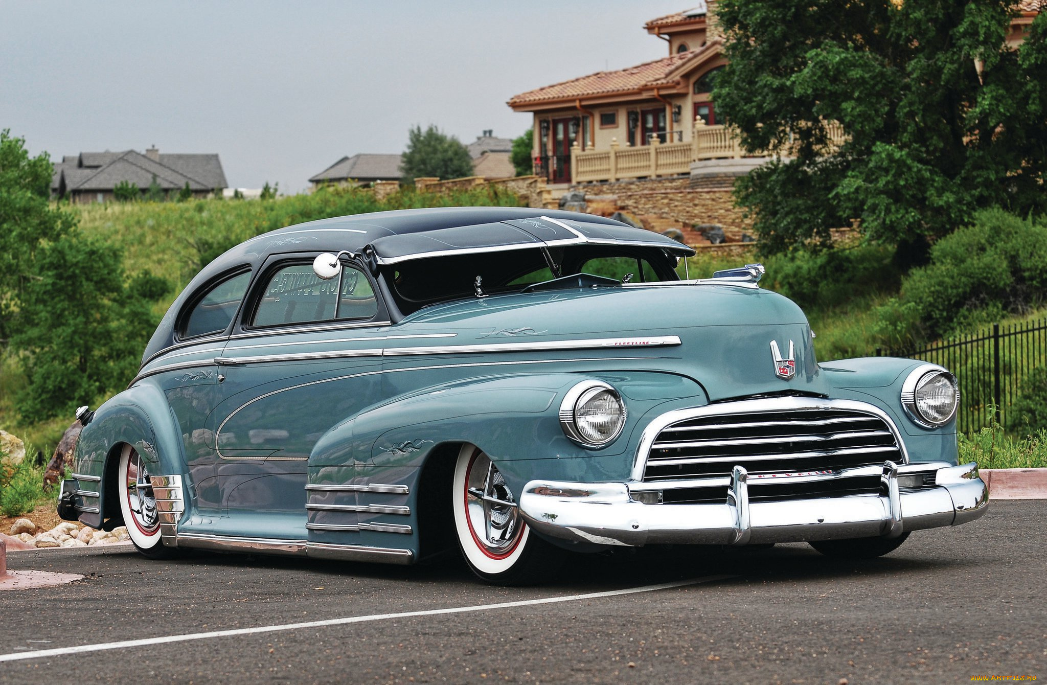 1946-chevrolet-fleetline, автомобили, custom, classic, car, chevrolet