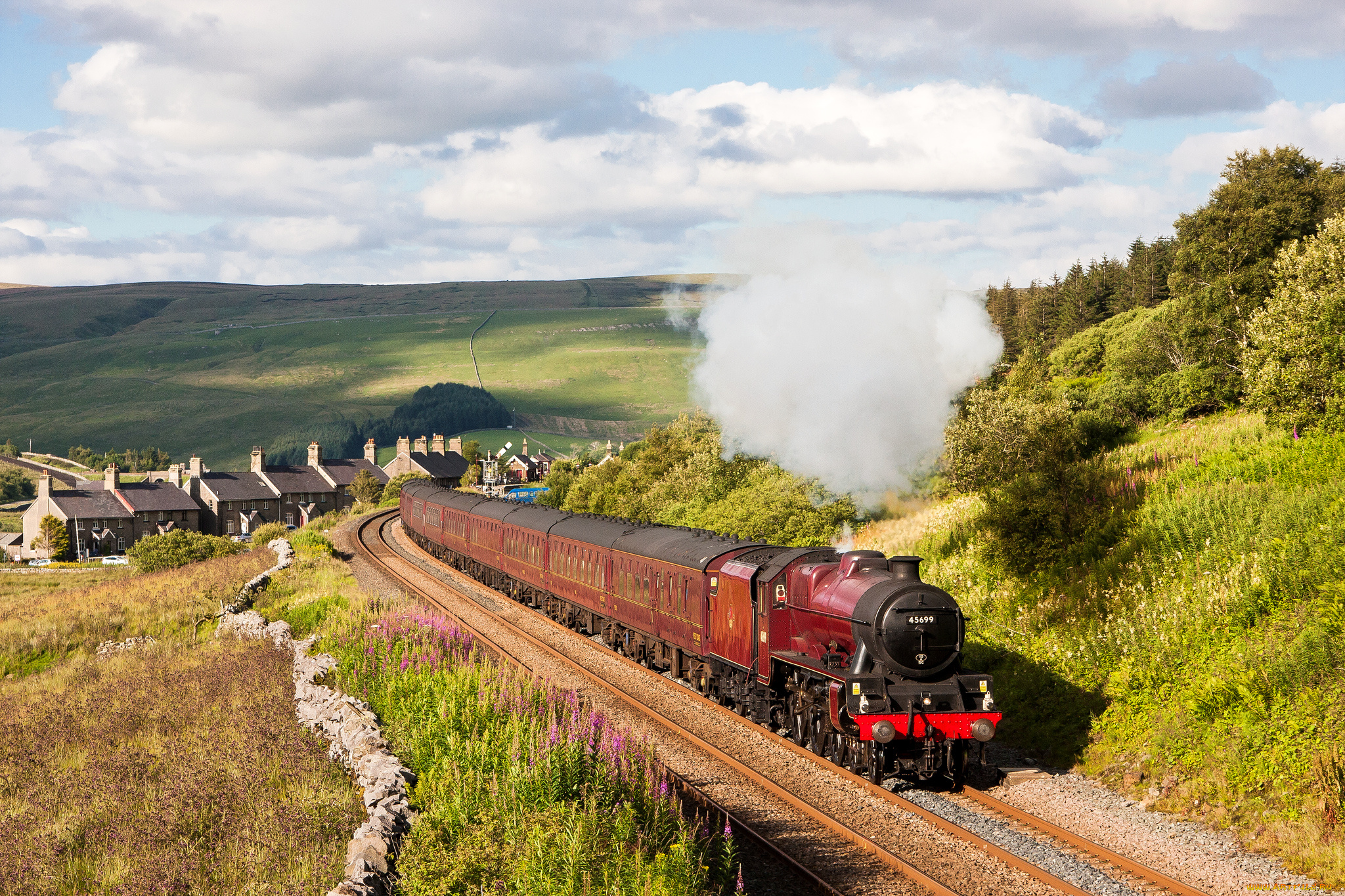 техника, паровозы, паровоз, рельсы