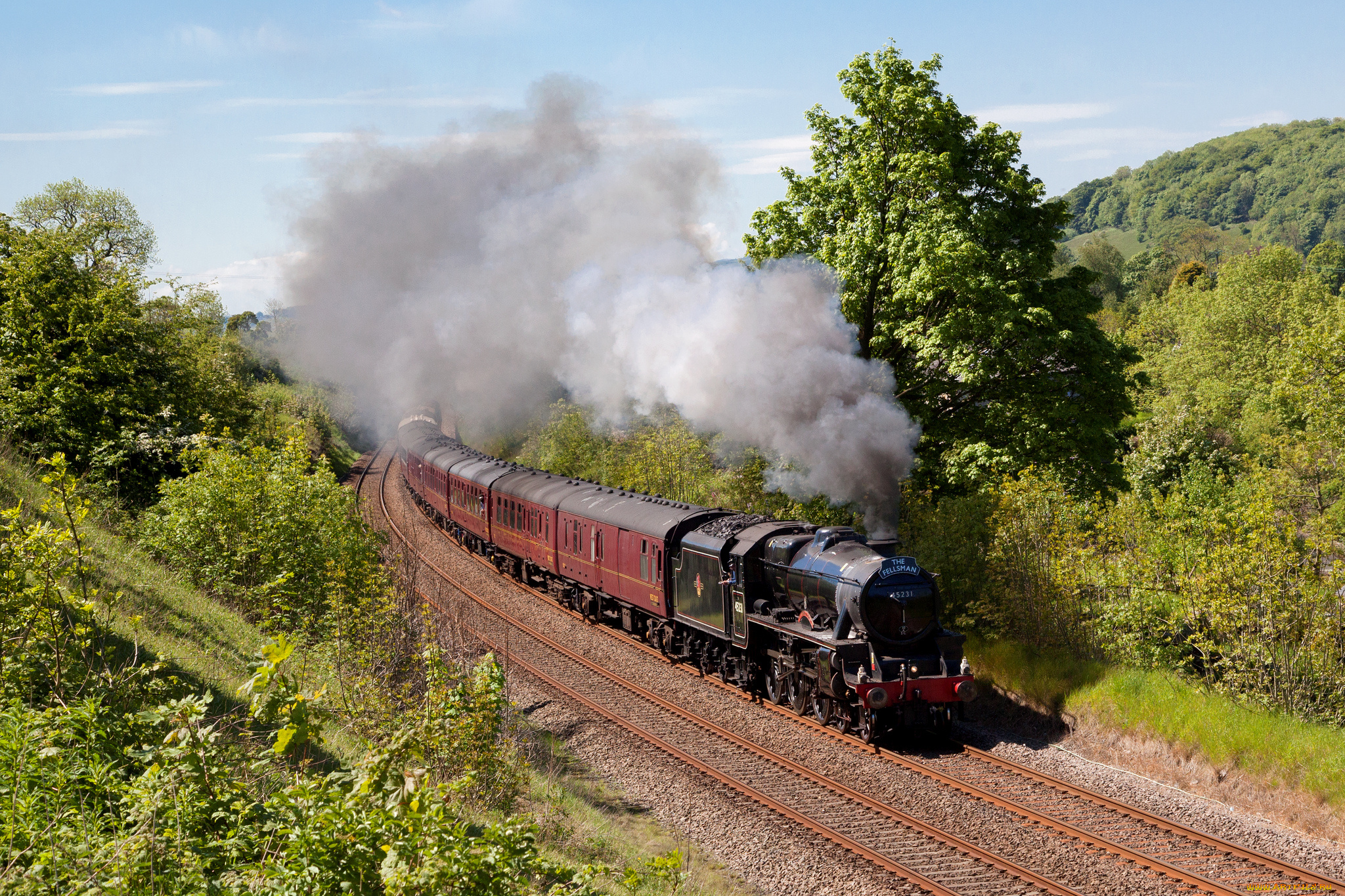 техника, паровозы, рельсы, паровоз