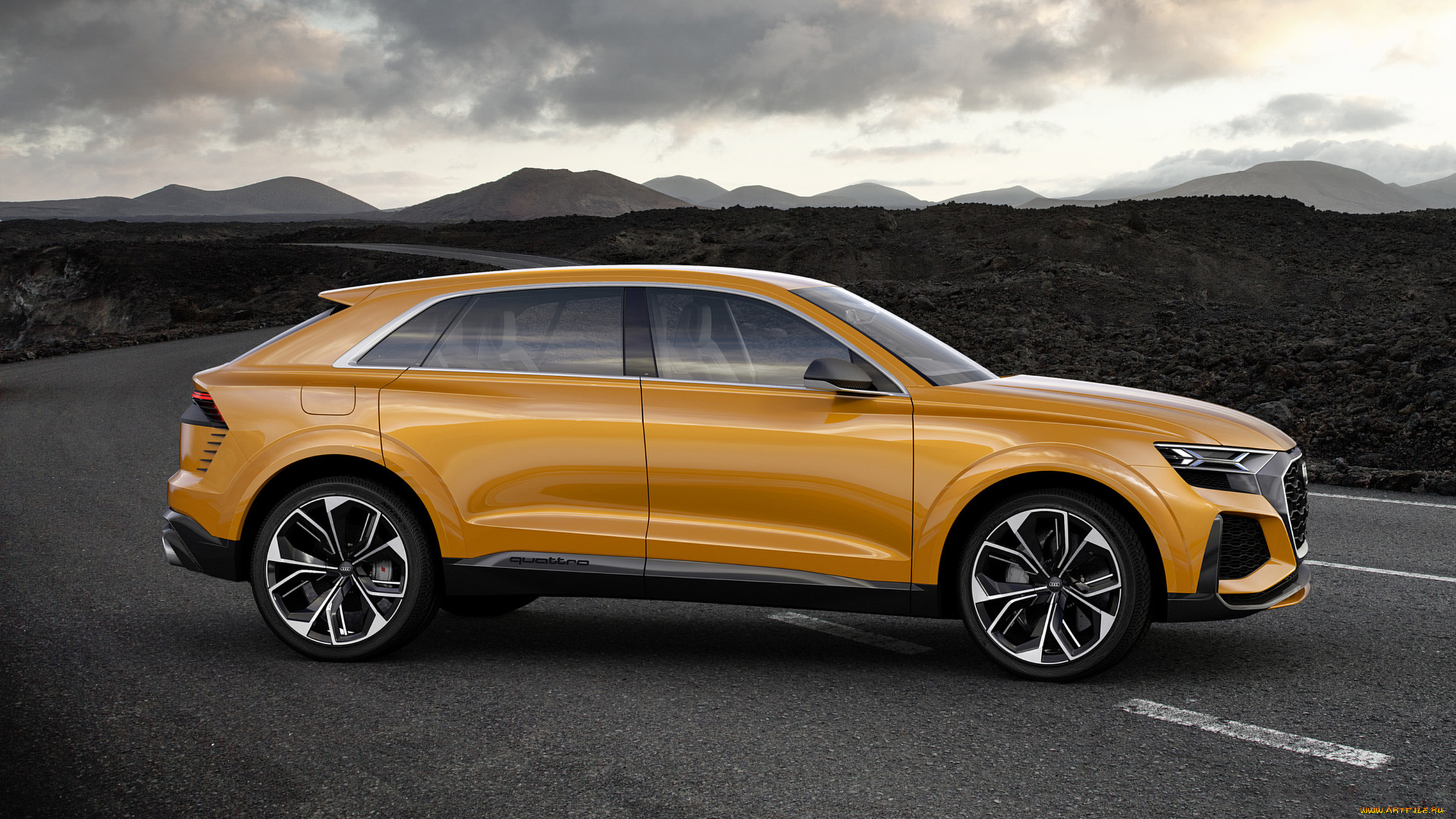 audi, q8, sport, concept, 2018, автомобили, audi, q8, sport, 2018, concept