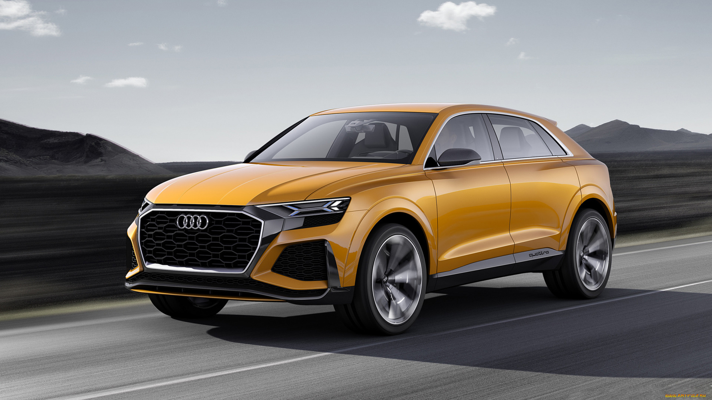 audi, q8, sport, concept, 2018, автомобили, audi, sport, q8, 2018, concept