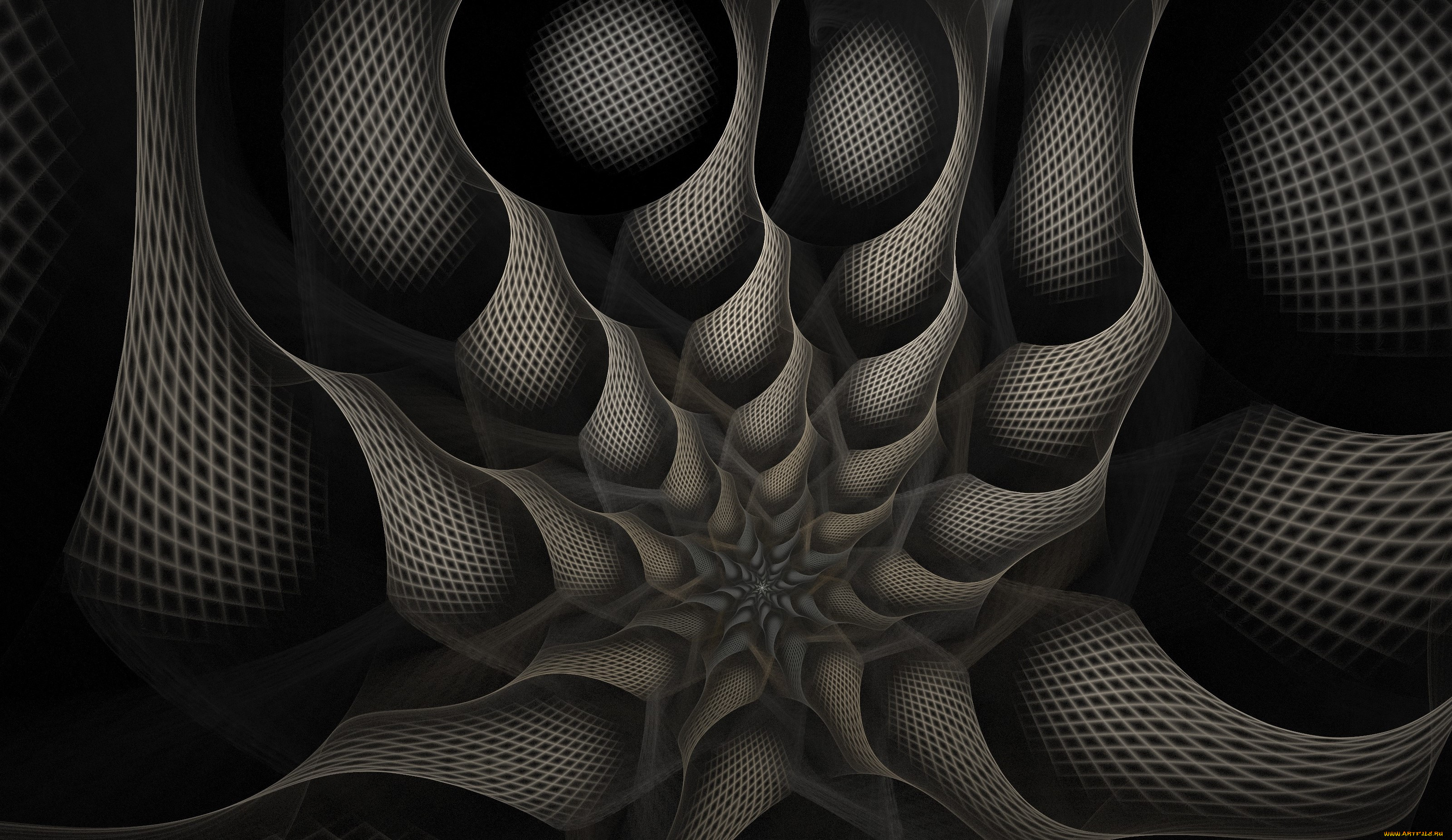 3д, графика, фракталы, , fractal, цвета, фон, узор