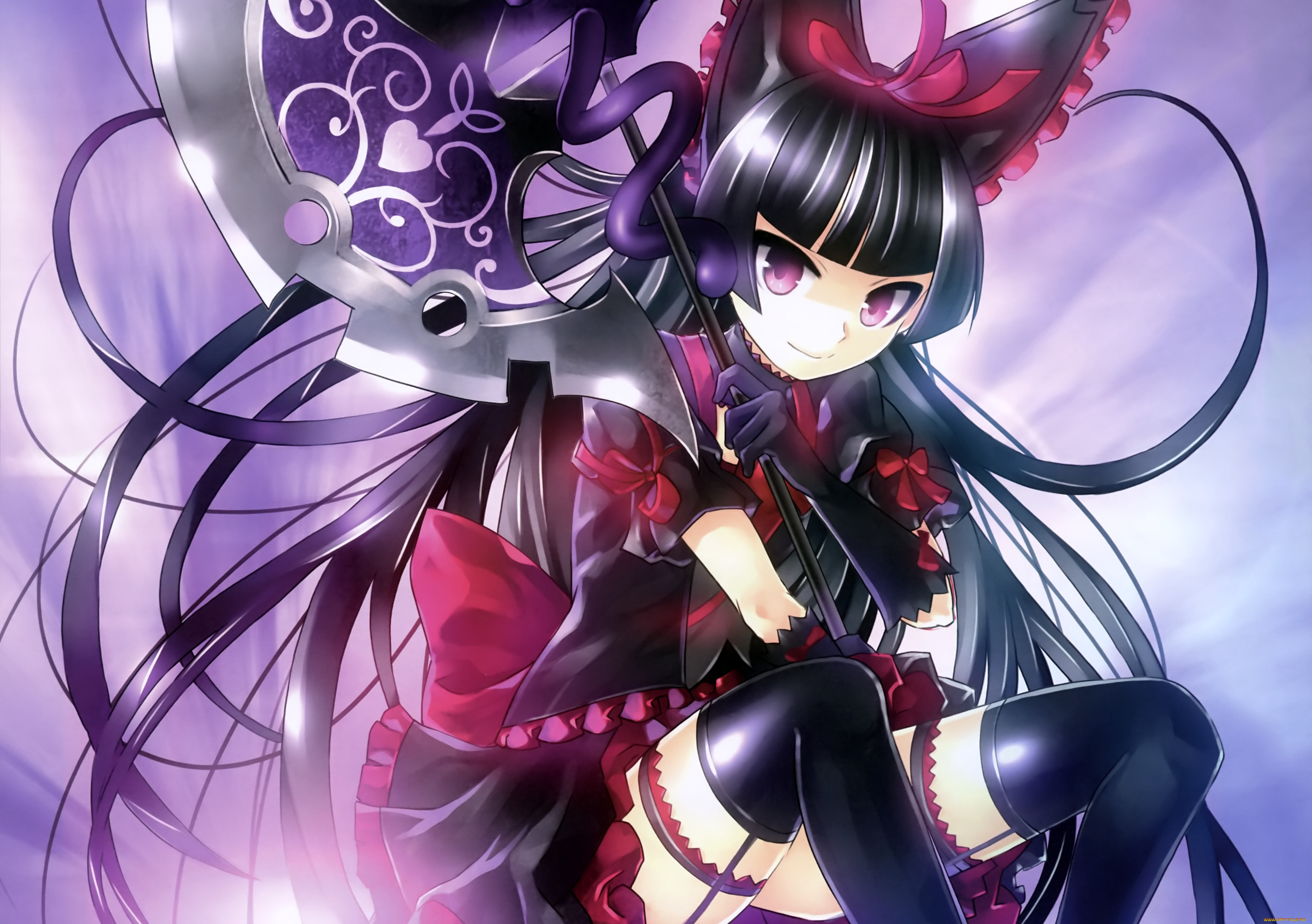 аниме, gate, девушка