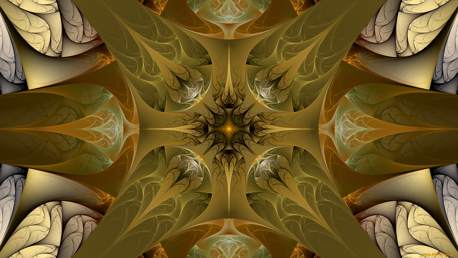 3д, графика, фракталы, , fractal, цвета, фон, узор