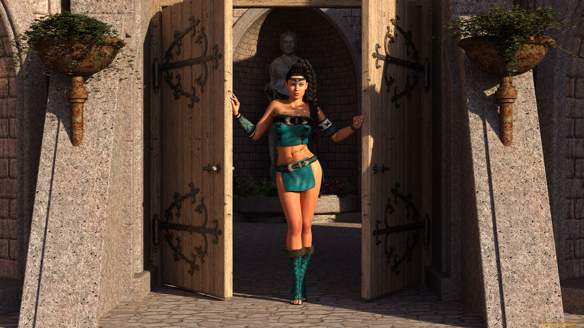 3д, графика, люди, , people, девушка, взгляд, фон