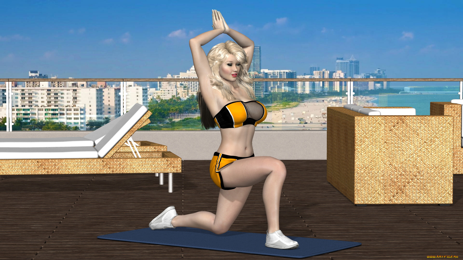 3д, графика, спорт, , sport, девушка, взгляд, фон