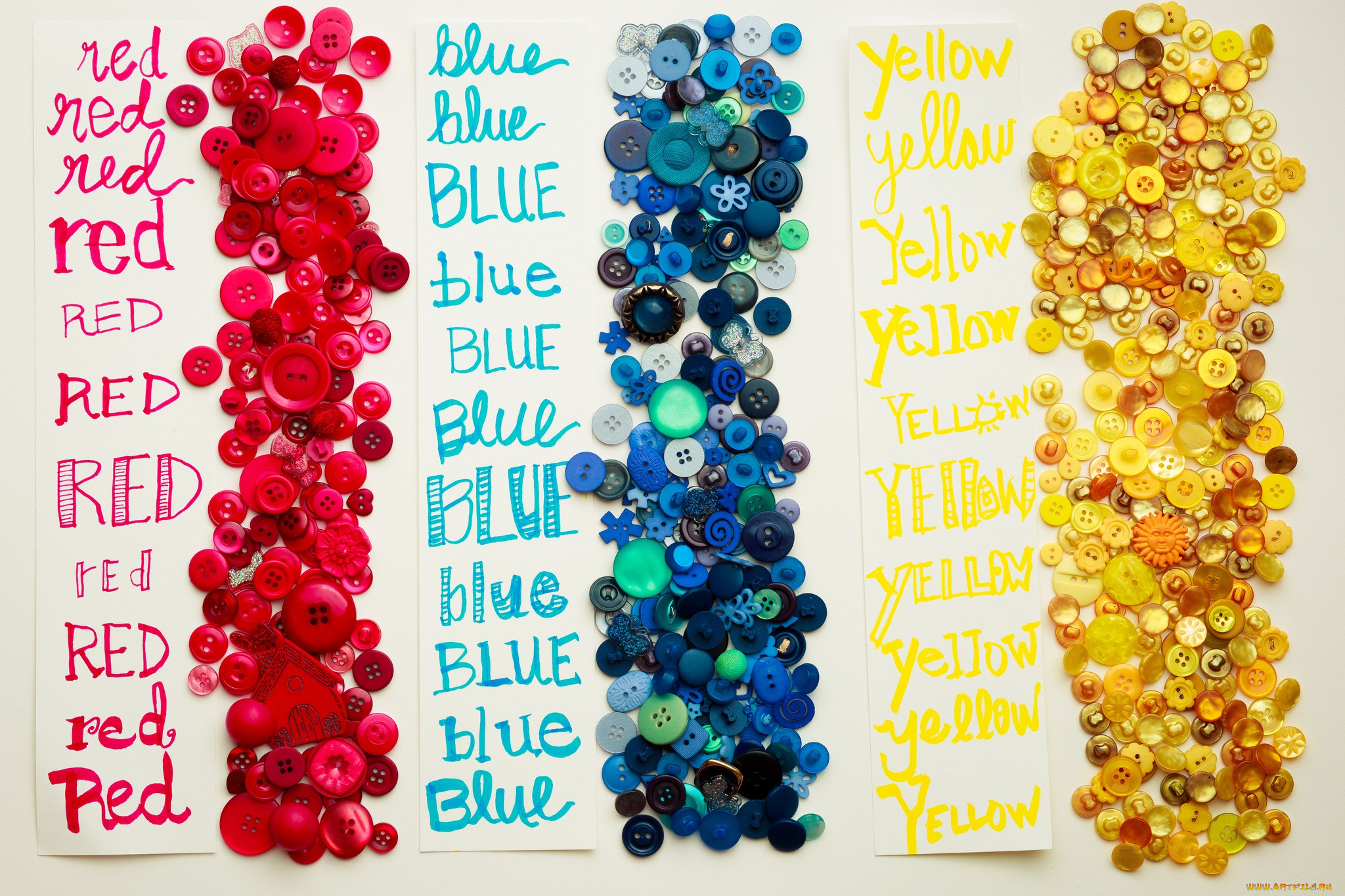 разное, -, другое, фон, пуговицы, цвет