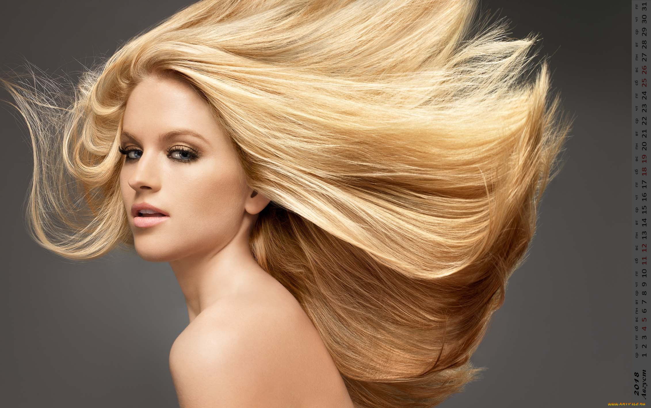 календари, девушки, взгляд, лицо