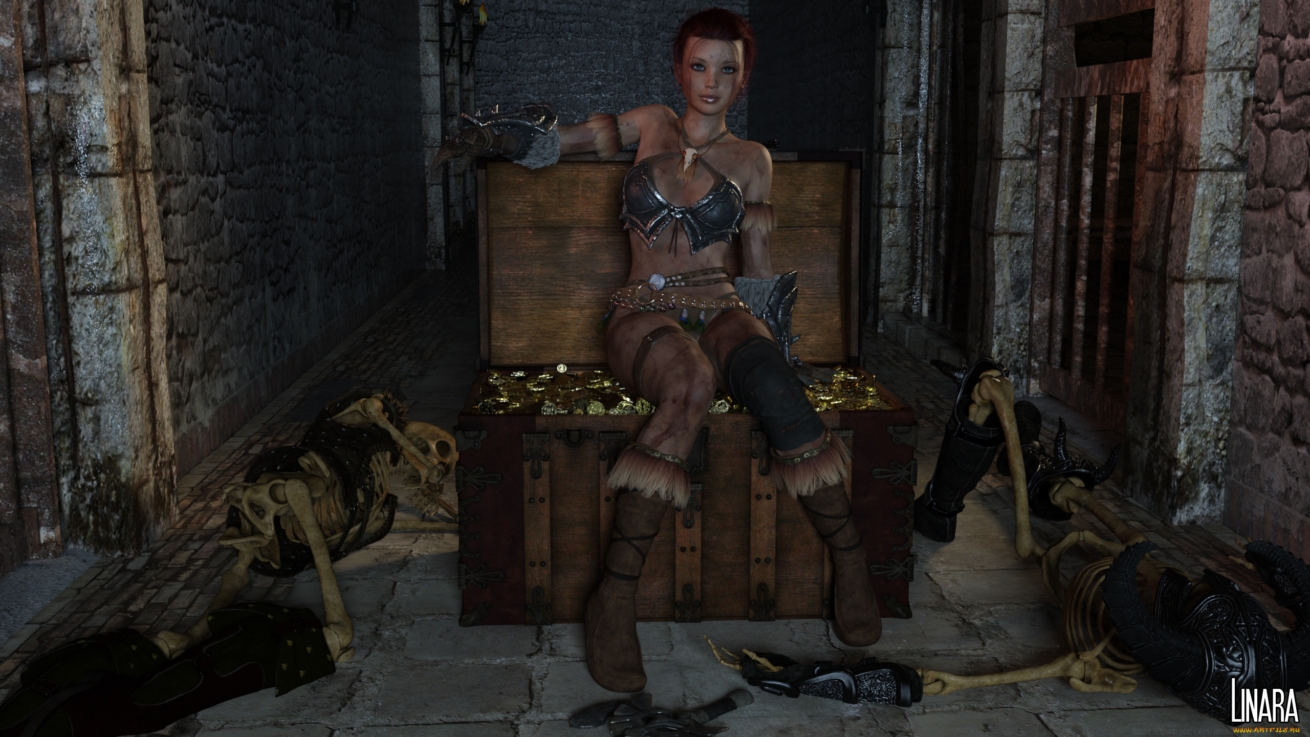 3д, графика, ужас, , horror, фон, взгляд, девушка