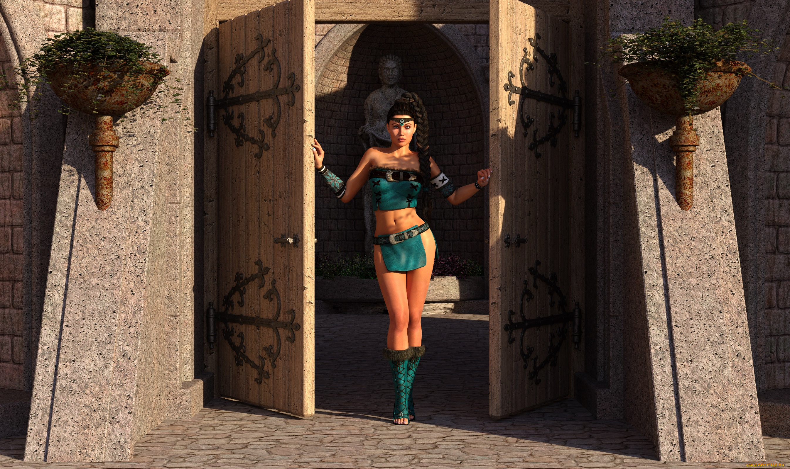 3д, графика, люди, , people, девушка, взгляд, фон