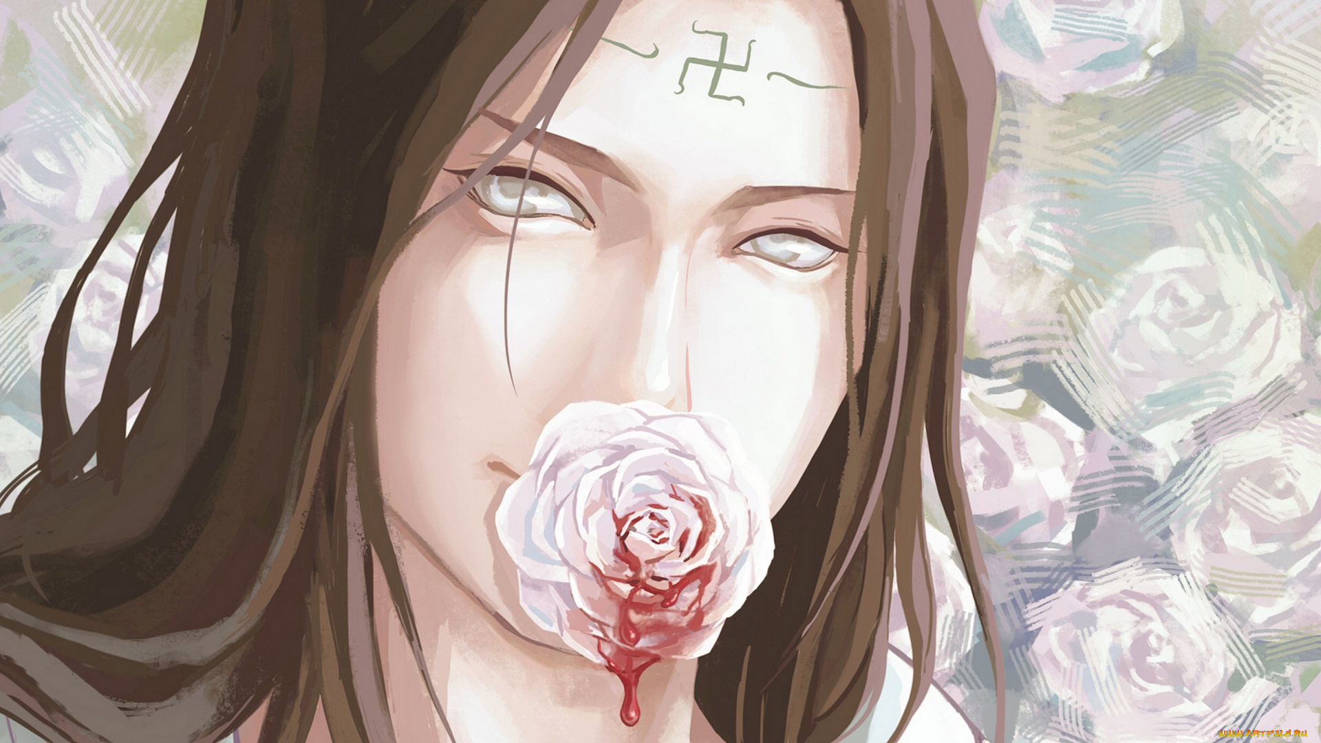 аниме, naruto, неджи, хьюго