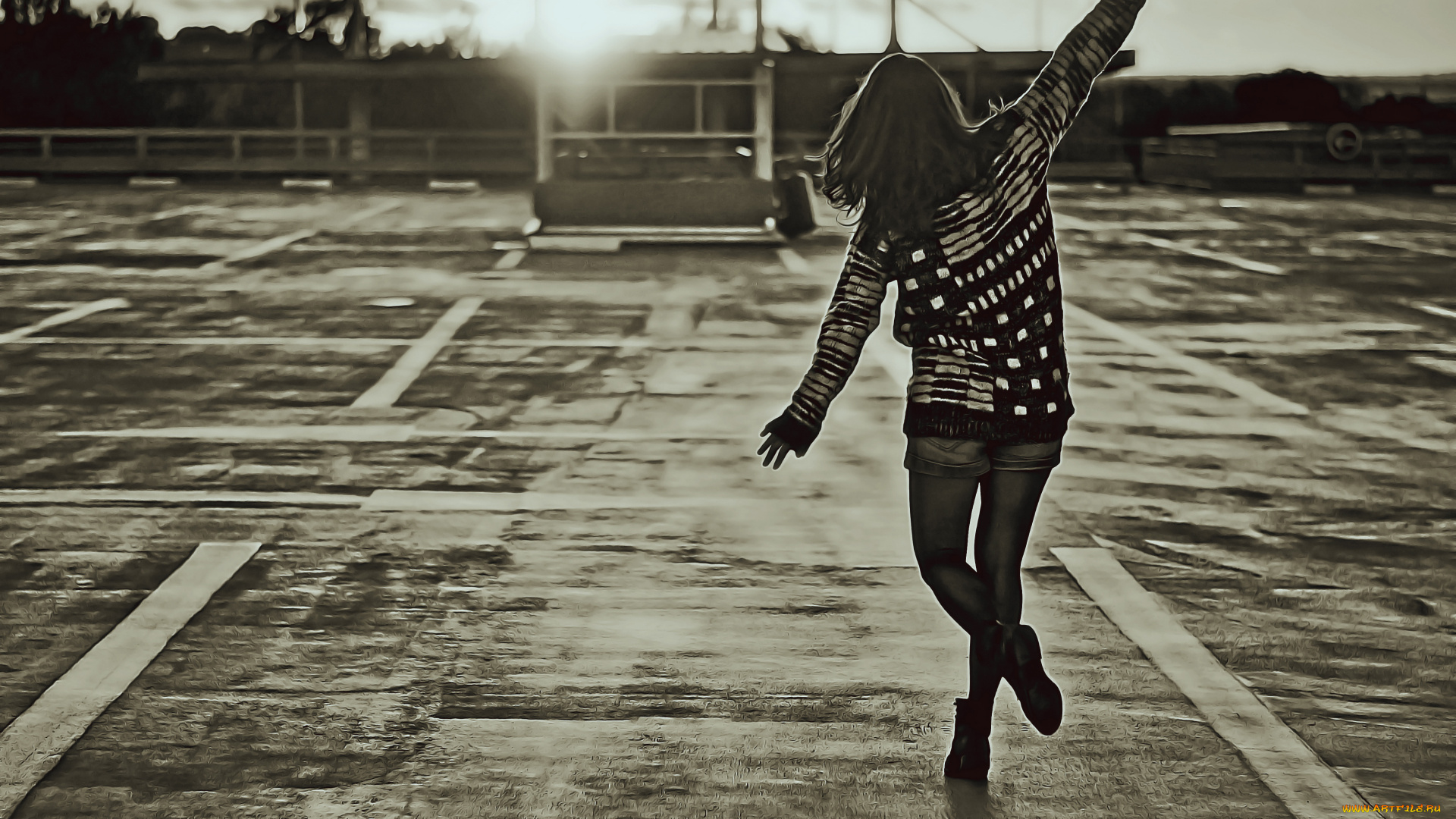 календари, компьютерный, дизайн, calendar, женщина, движение, улица, поза, девушка, 2019