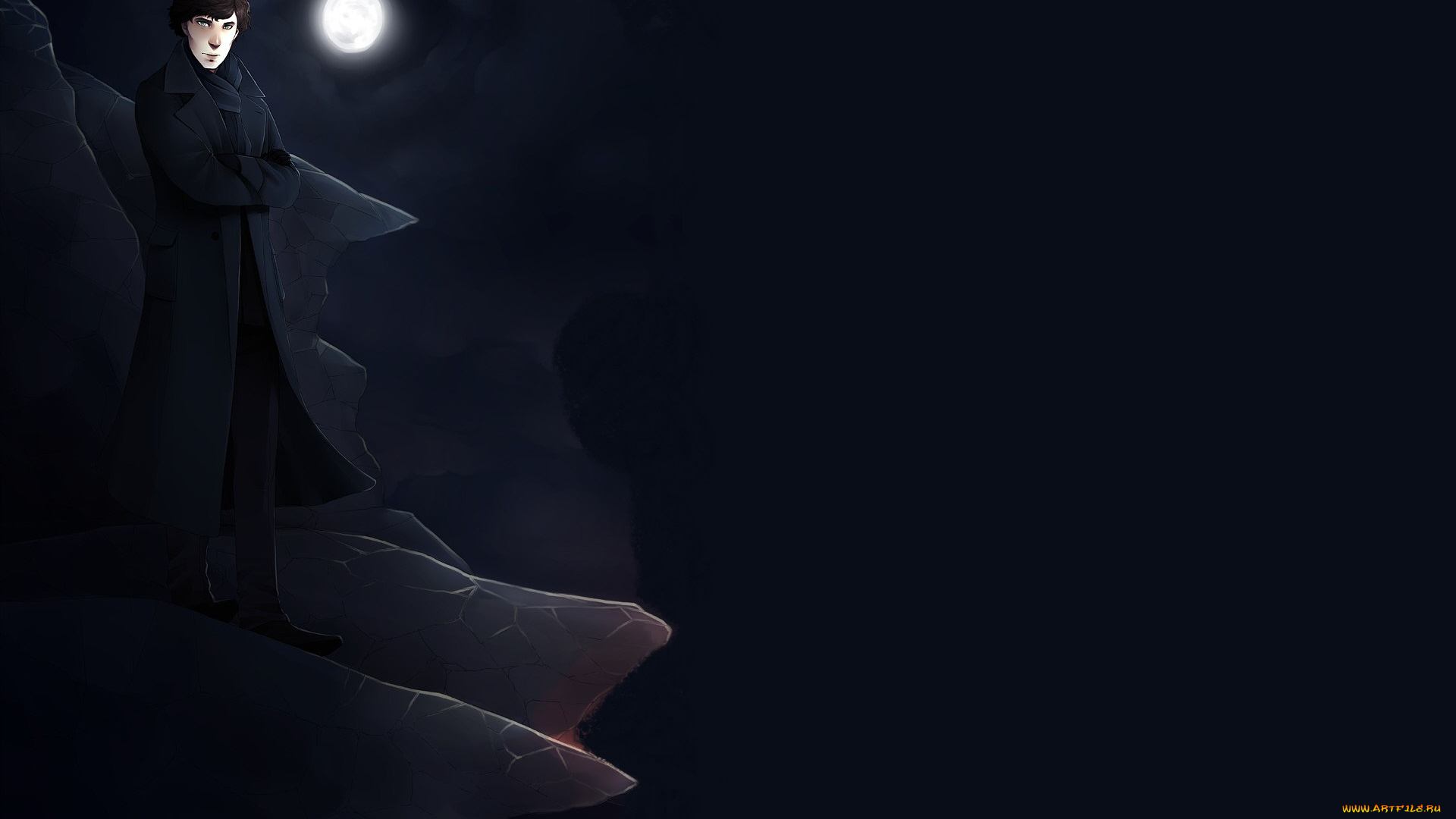 sherlock, bbc, рисованное, кино, sherlock, bbc