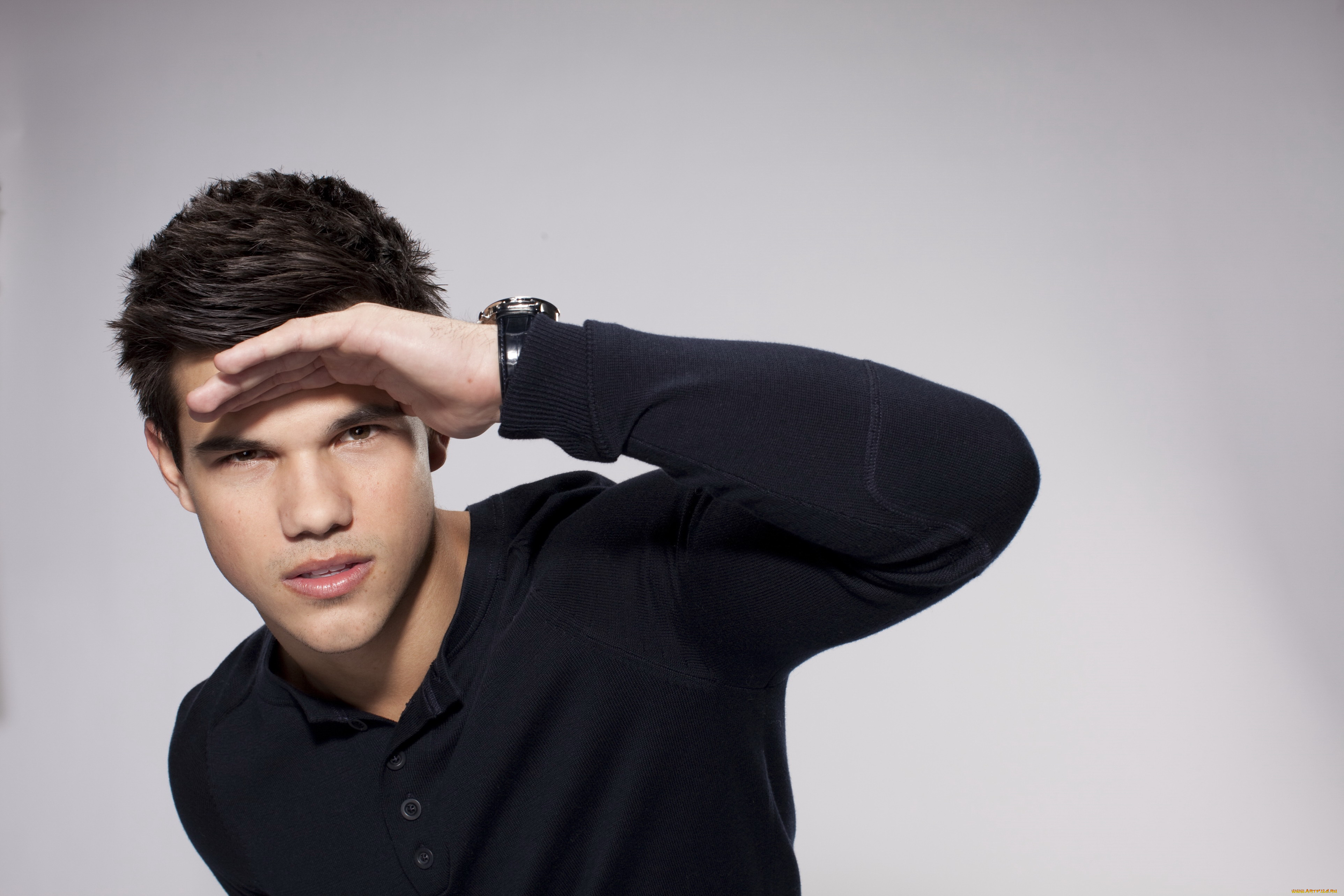 мужчины, taylor, lautner, актер, свитер, часы
