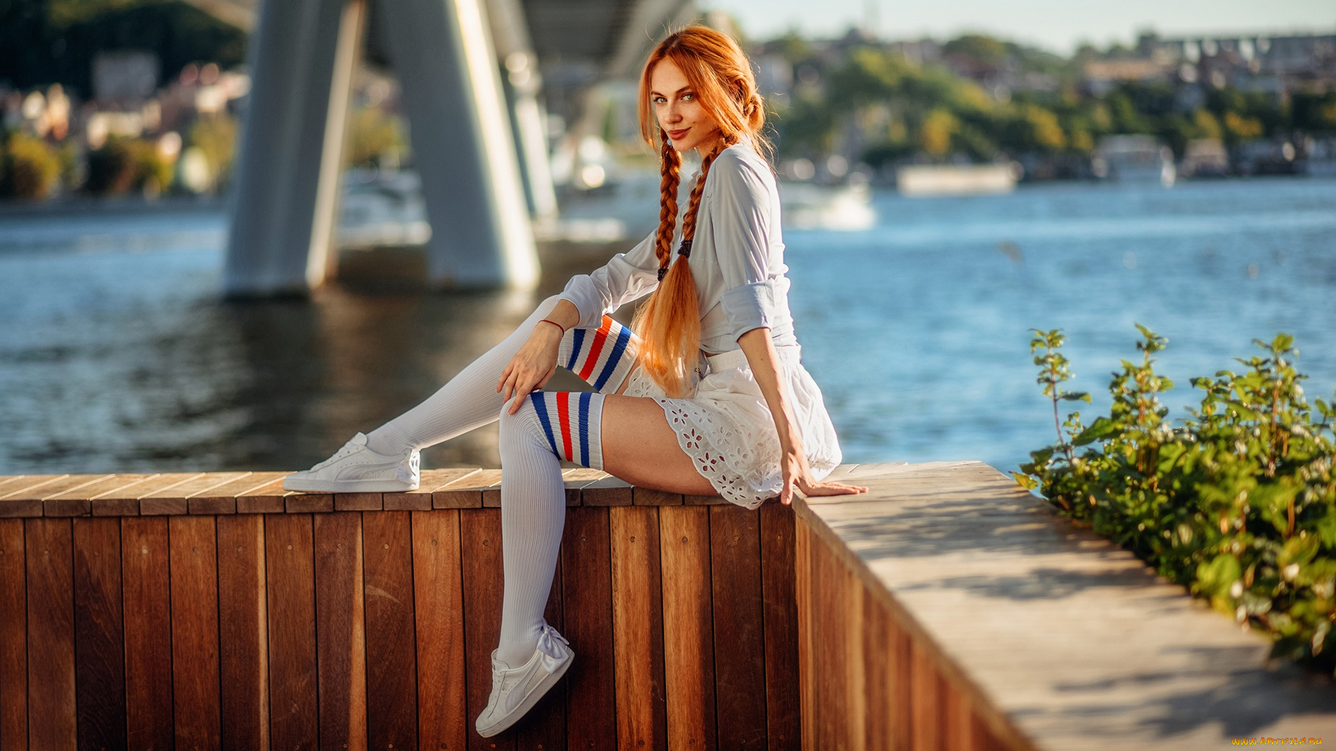 девушки, -, рыжеволосые, и, разноцветные, aliona, chitoroaga