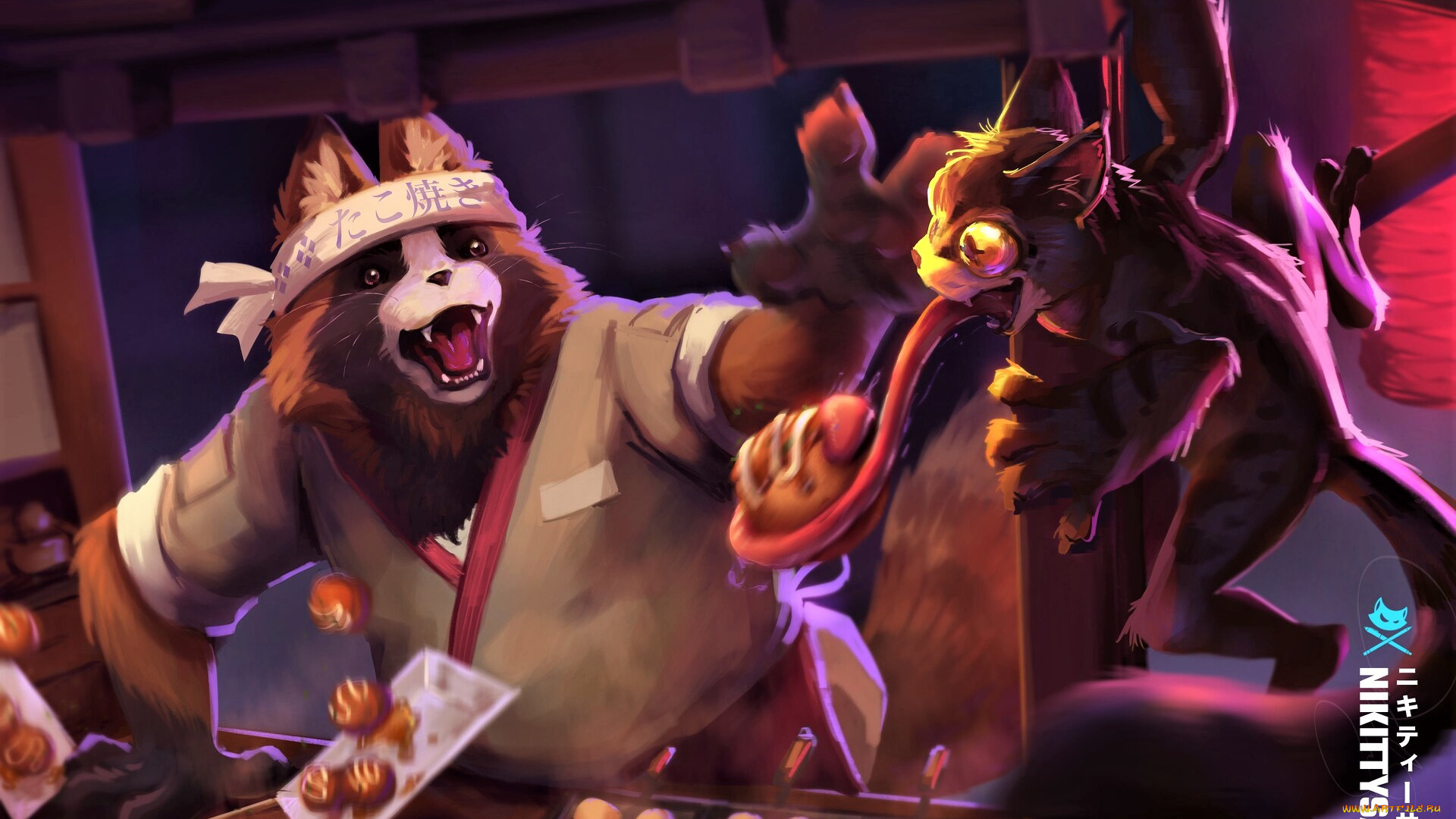 фэнтези, существа, торговец, вор, лакомства