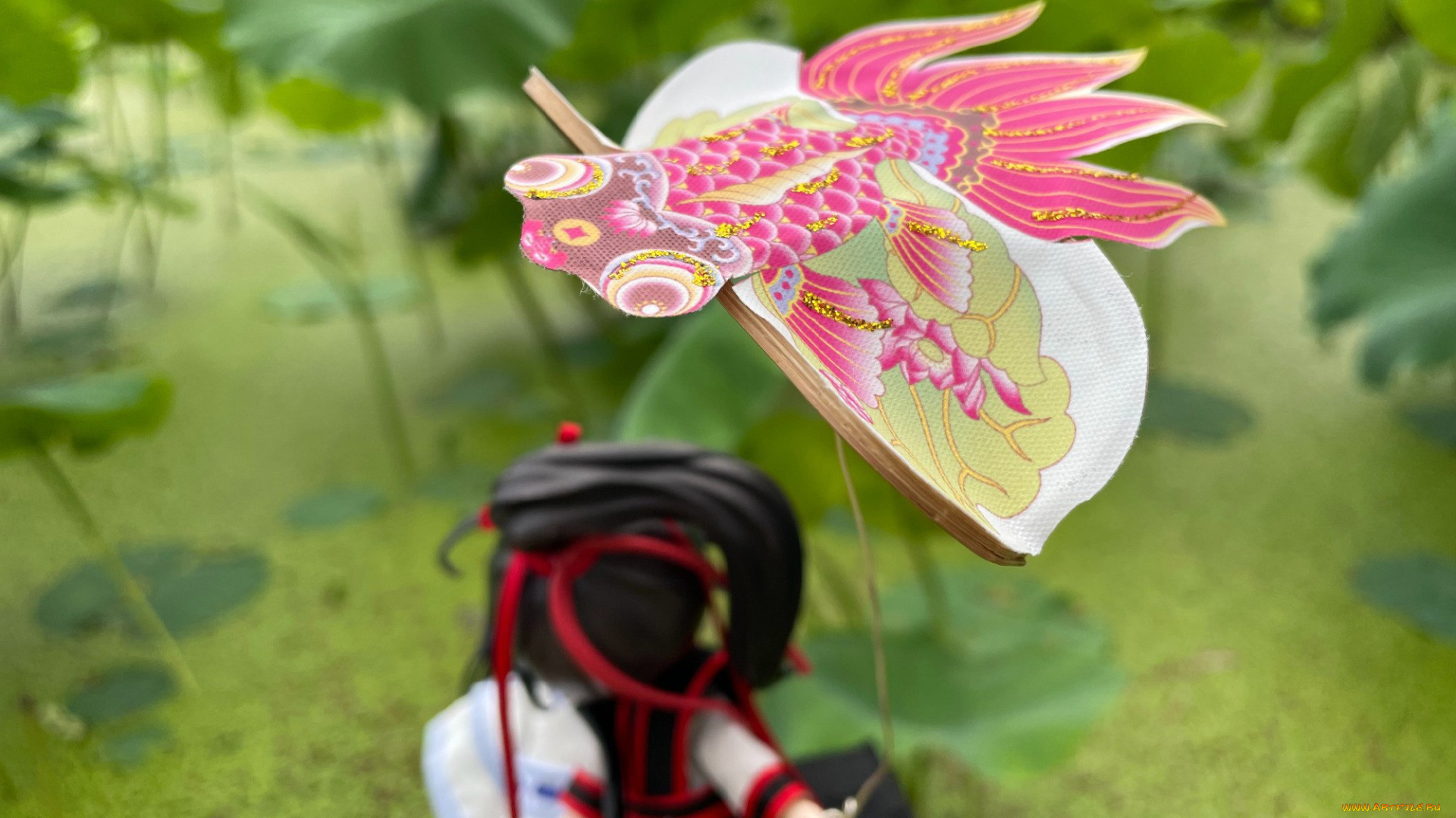 разное, игрушки, вэй, усянь, кукла, воздушный, змей, листья