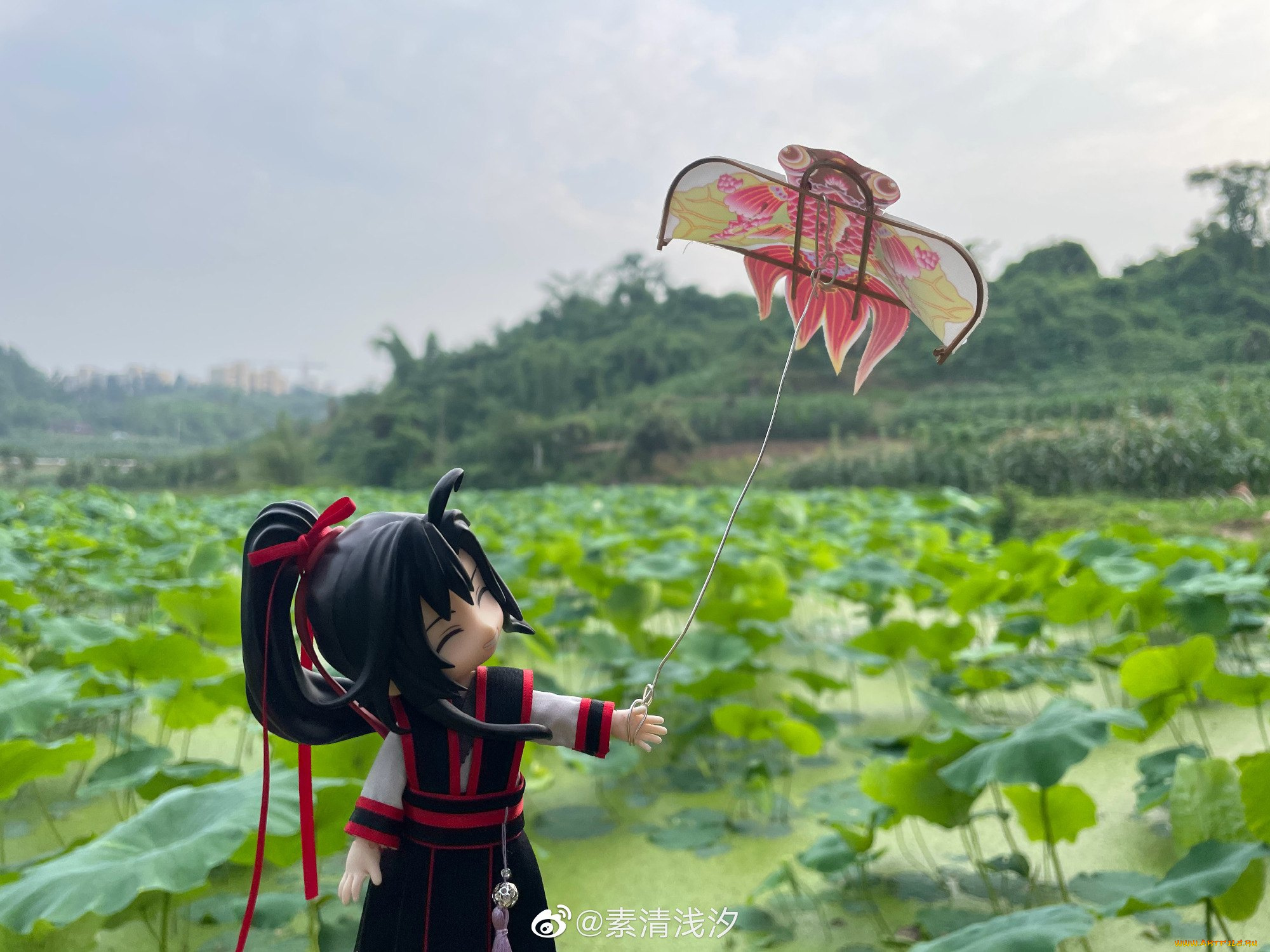 разное, игрушки, вэй, усянь, воздушный, змей, кукла, листья