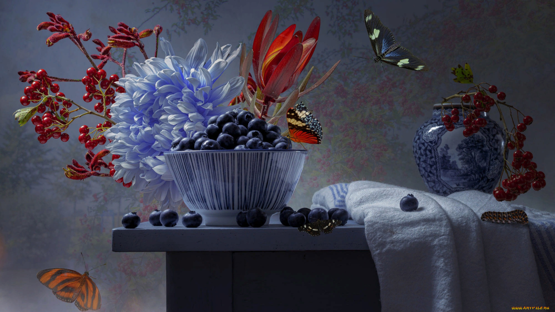 еда, голубика, , черника, черника