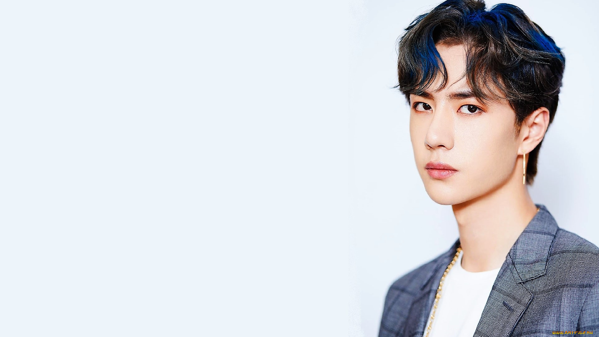 мужчины, wang, yi, bo, актер, певец, пряди, пиджак