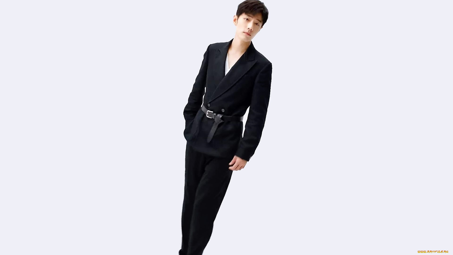 мужчины, xiao, zhan, актер, пиджак, пояс