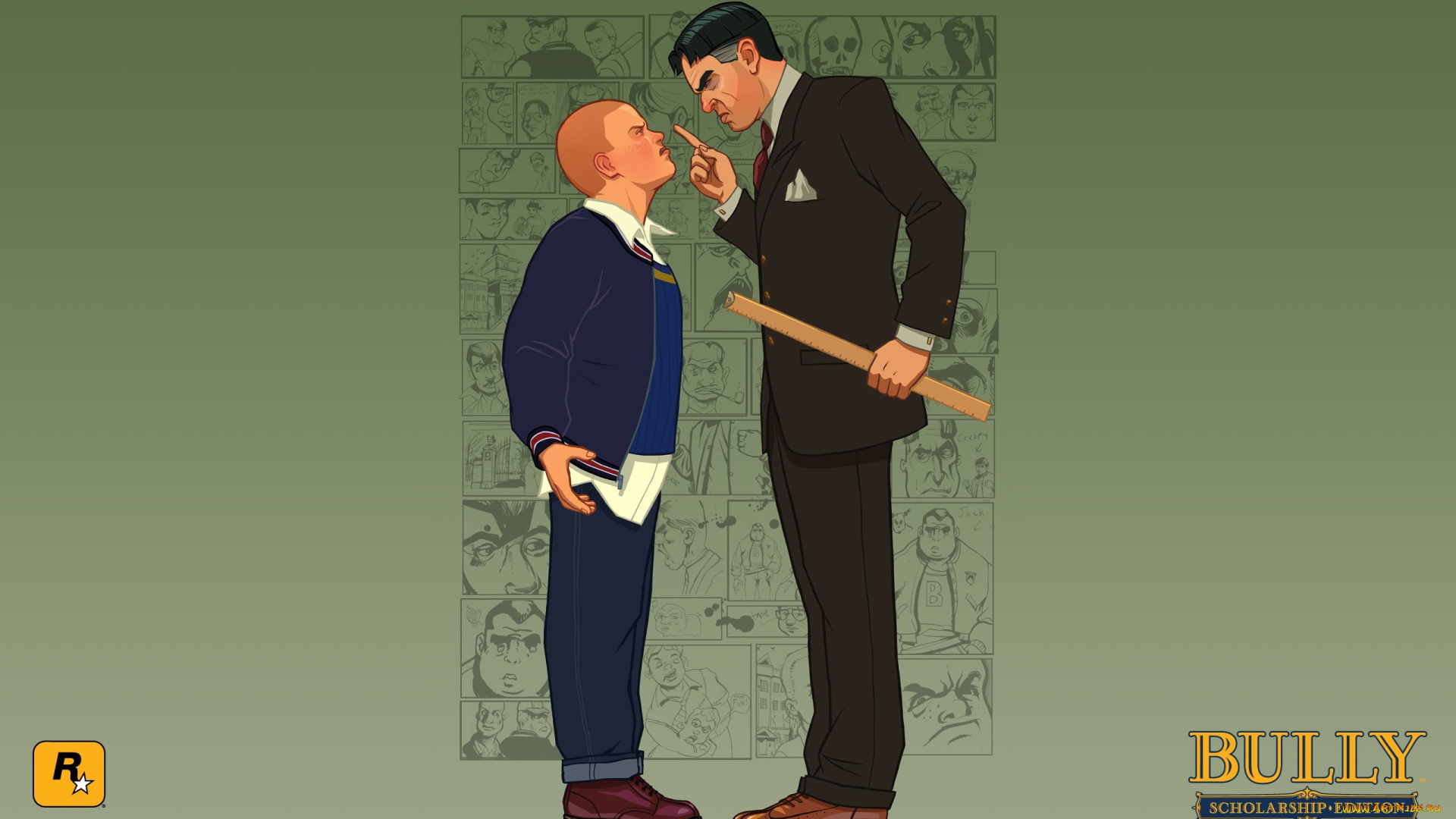 видео, игры, bully, ссора