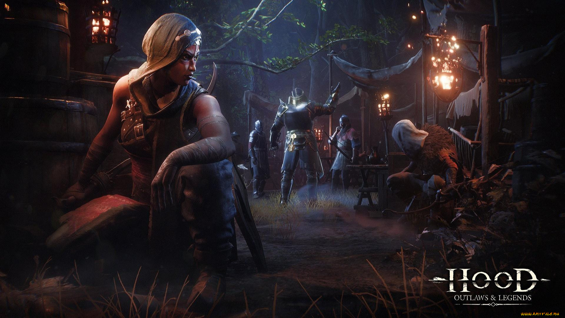 видео, игры, hood, , outlaws, &, legends, люди, бочки, рыцарь