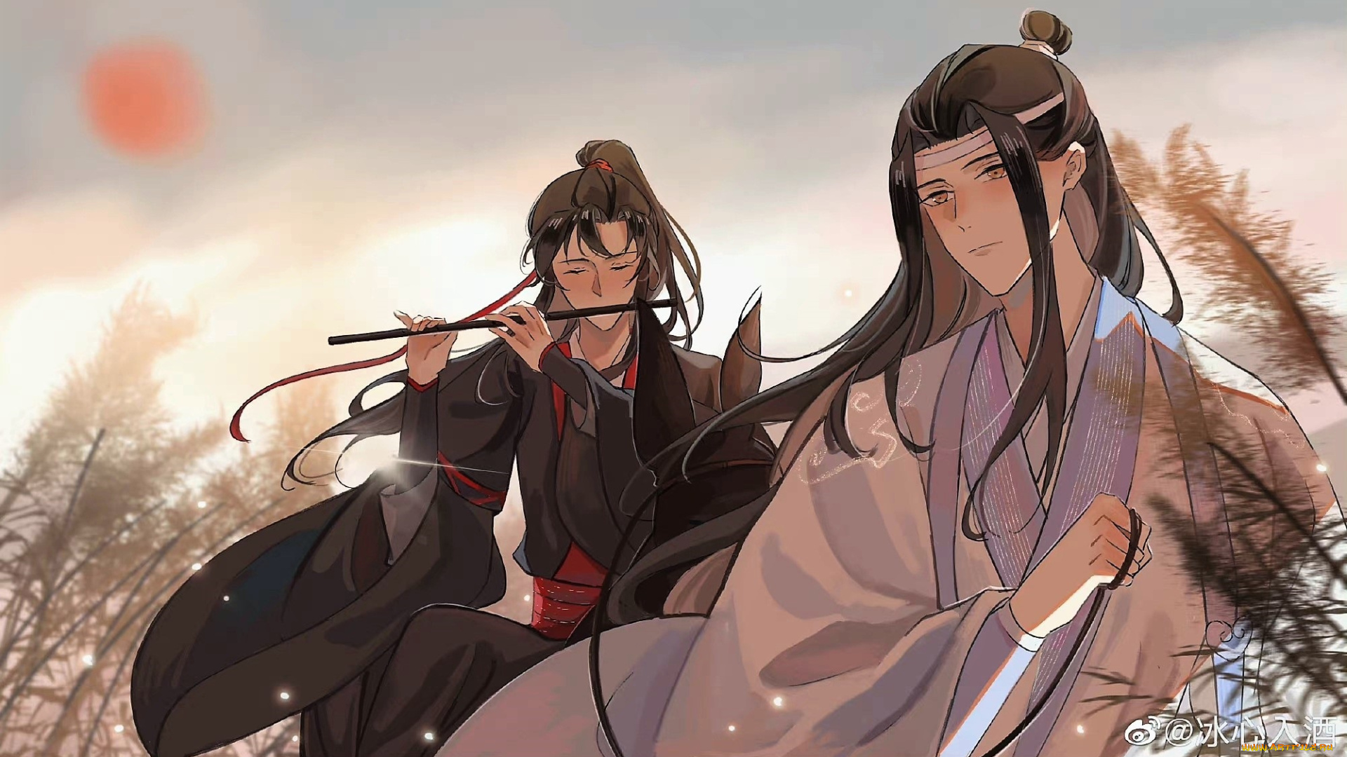 аниме, mo, dao, zu, shi, вэй, усянь, лань, ванцзи