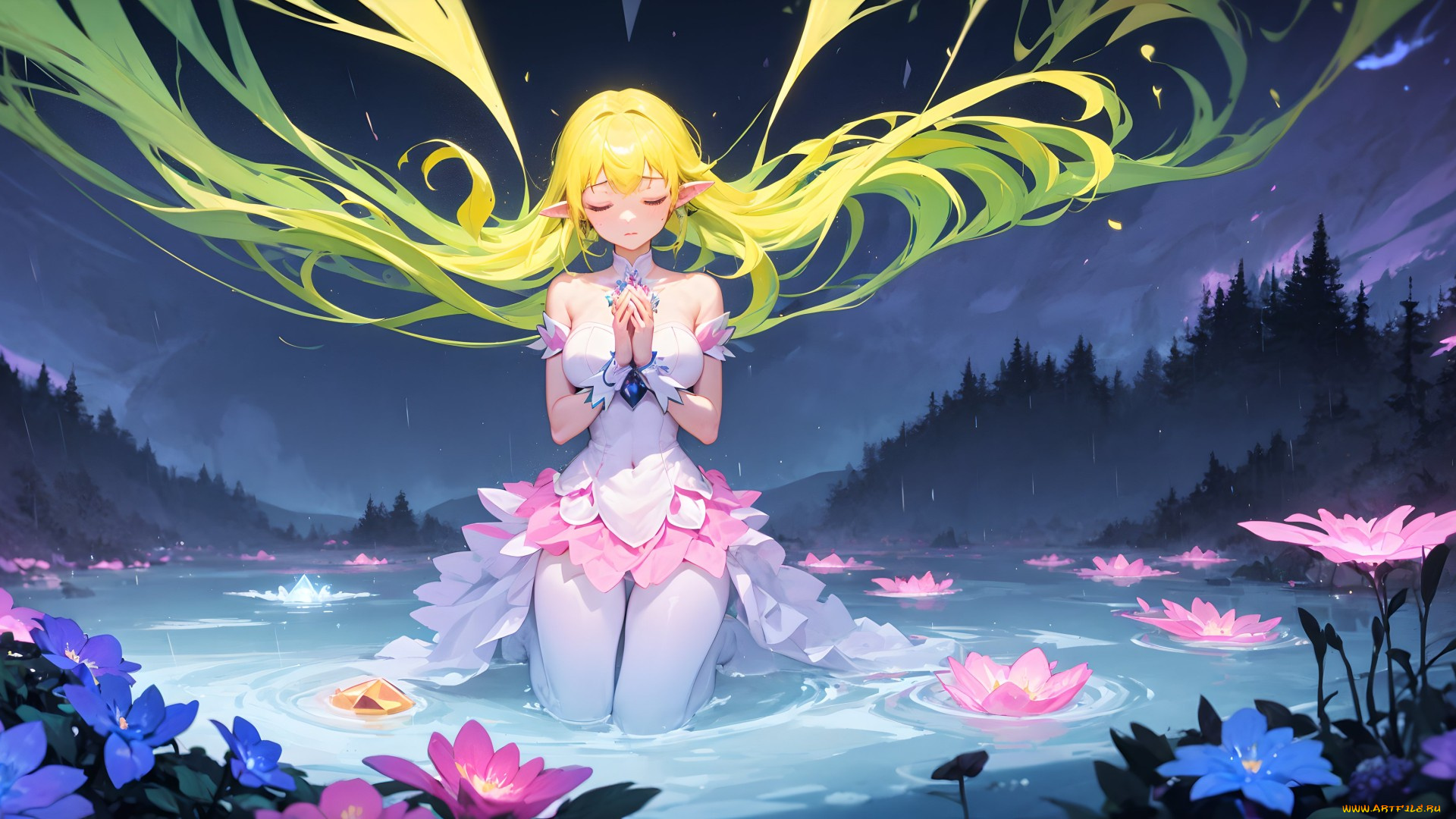 аниме, пейзажи, , природа, нейросети, графика, нейроарт, ai, art, нейронные, сети, рисунки, нейро, искусство