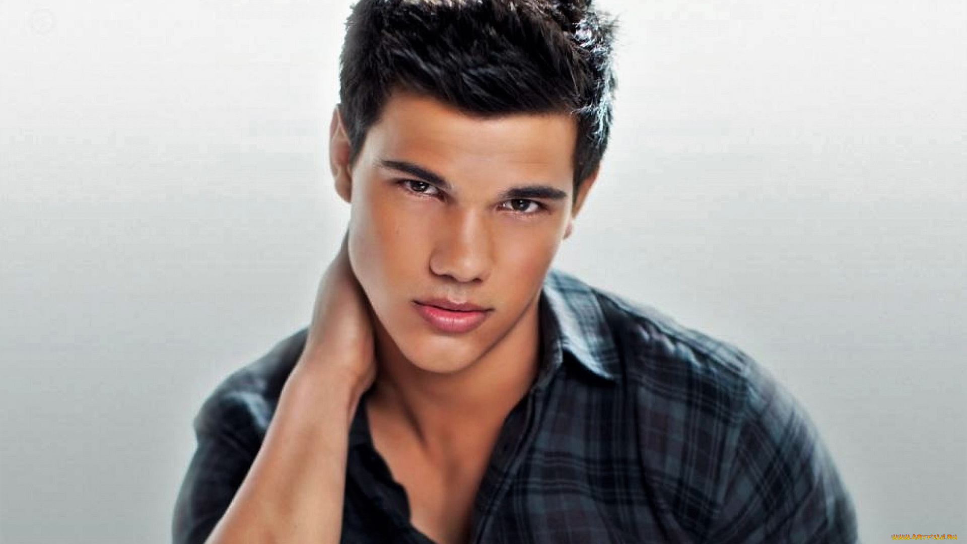 мужчины, taylor, lautner, лицо, рубашка