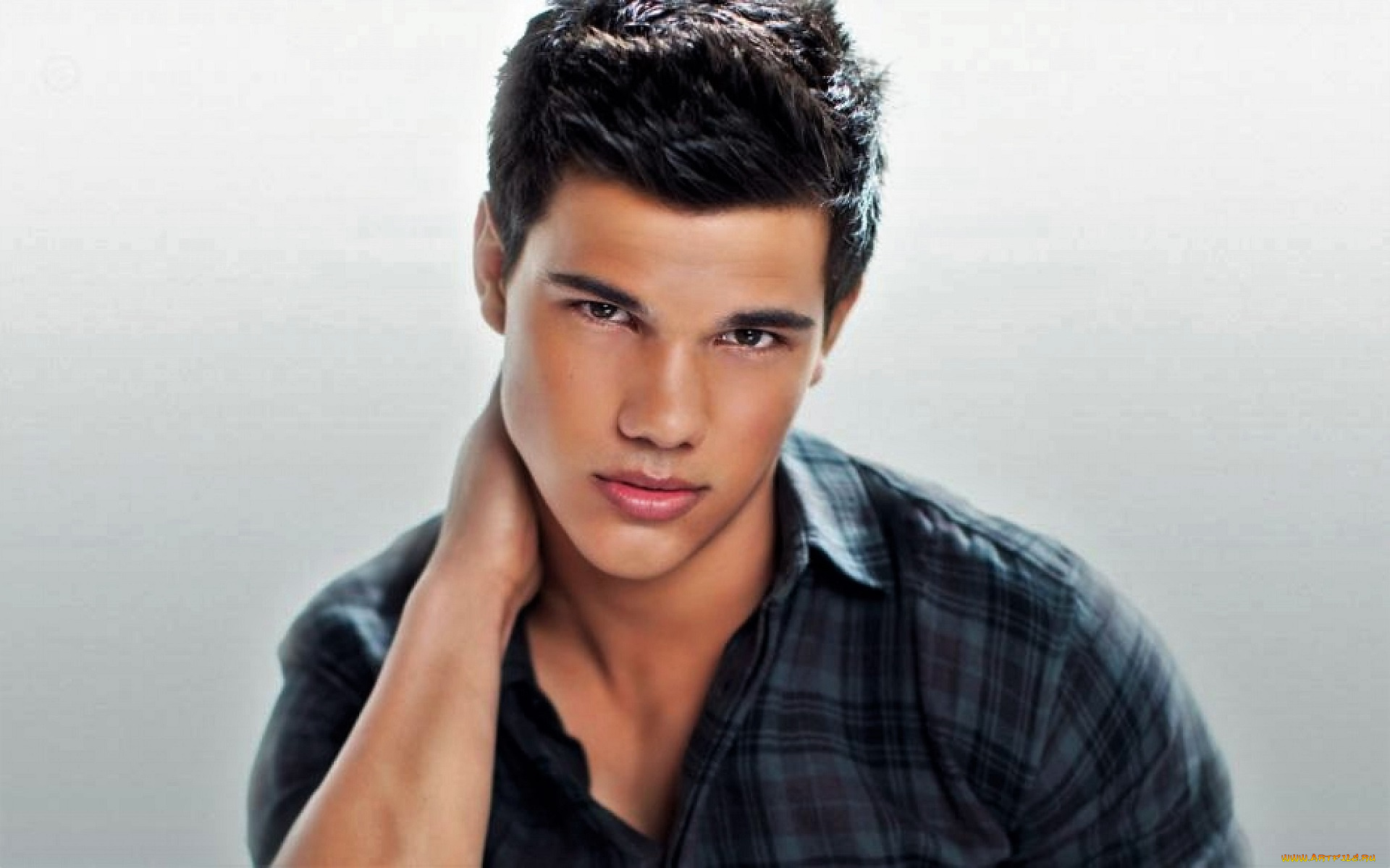 мужчины, taylor, lautner, лицо, рубашка