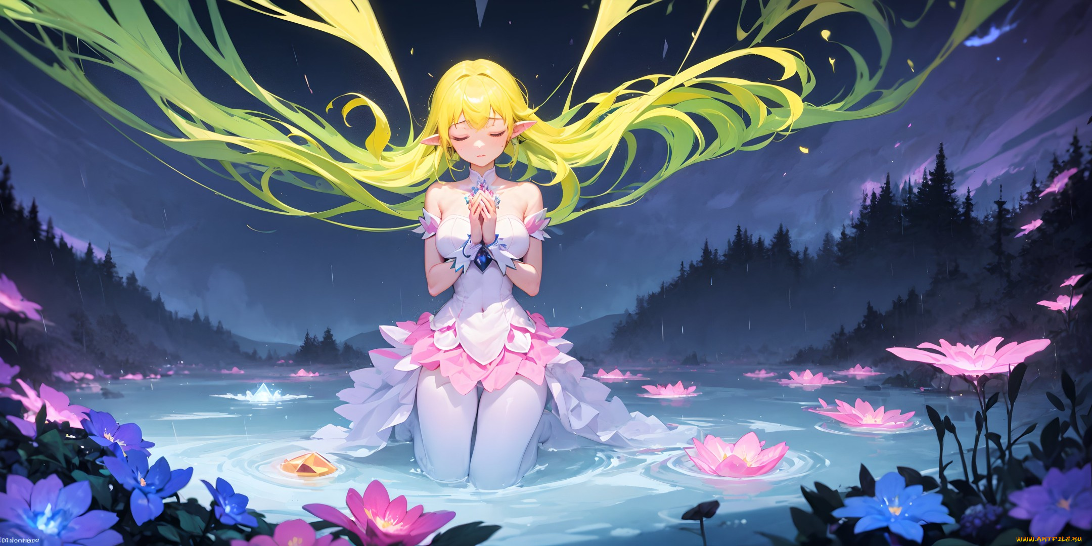 аниме, пейзажи, , природа, нейросети, графика, нейроарт, ai, art, нейронные, сети, рисунки, нейро, искусство