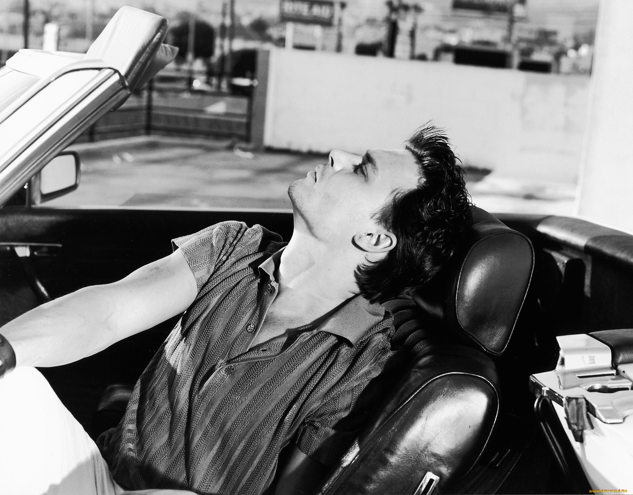 мужчины, johnny, depp, актер, рубашка, машина