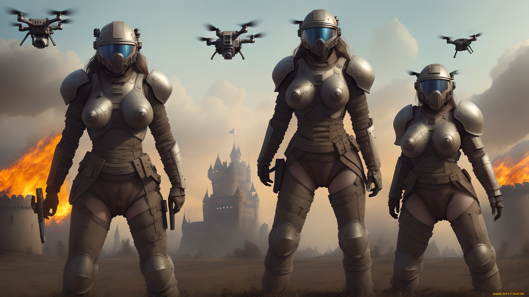 фэнтези, роботы, , киборги, , механизмы, нейросети, графика, нейроарт, ai, art, нейронные, сети, рисунки, нейро, искусство, робот