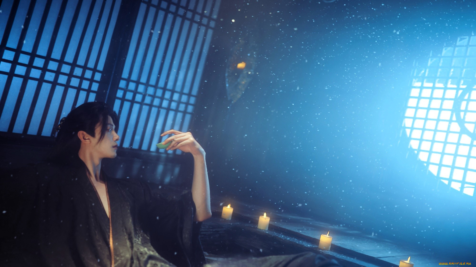 love, of, the, divine, tree, кино, фильмы, парень, халат, свечи