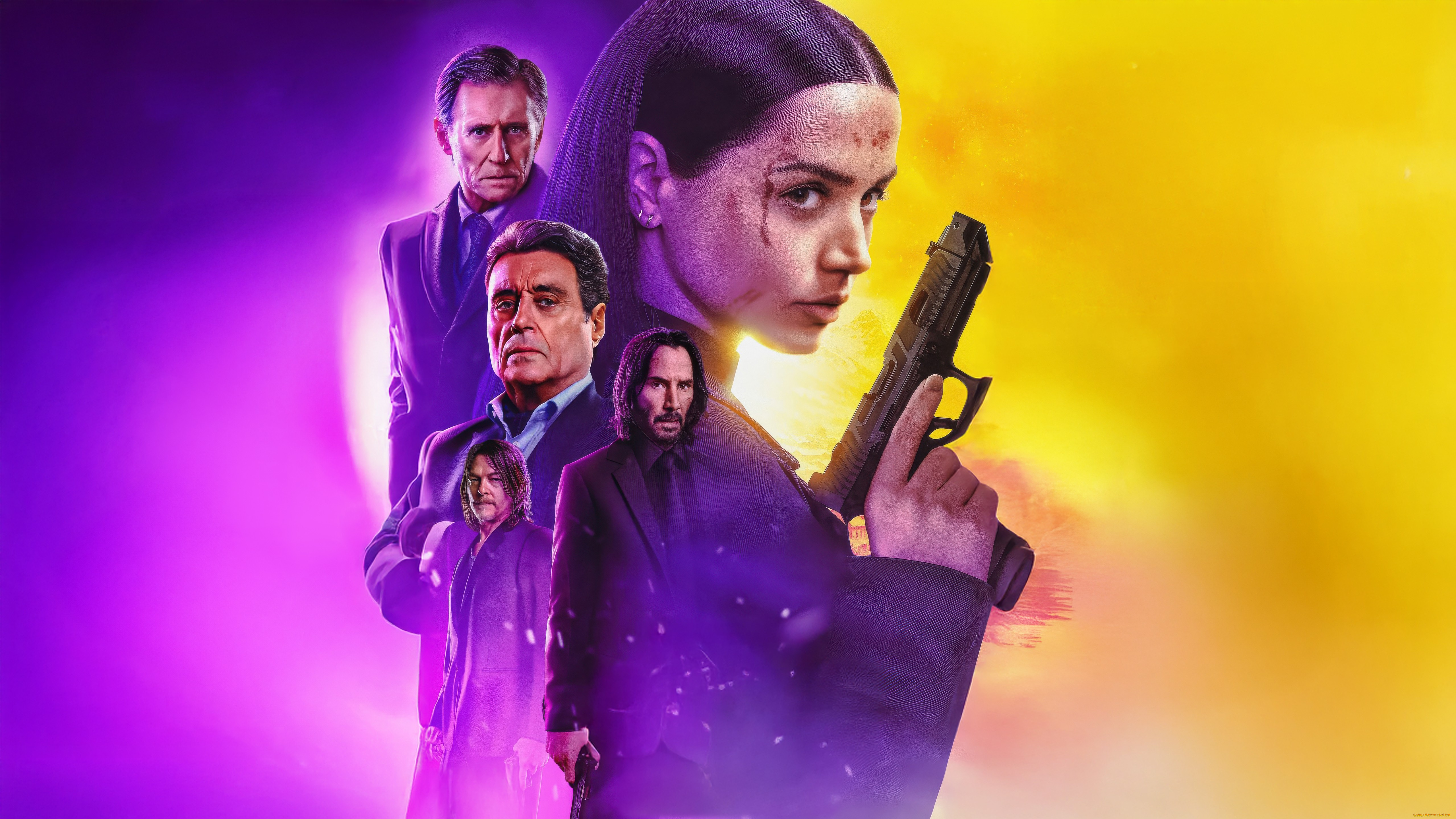 кино, фильмы, ballerina, ana, de, armas, 2025