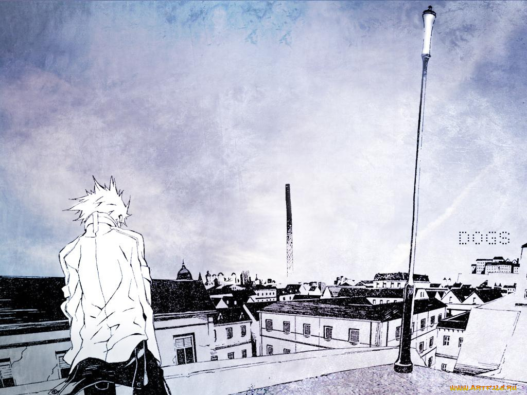 аниме, dogs, bullets, carnage