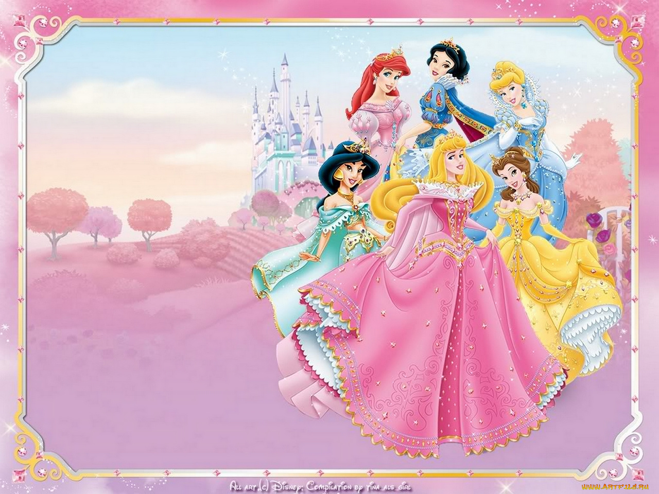 мультфильмы, disney`s, princess