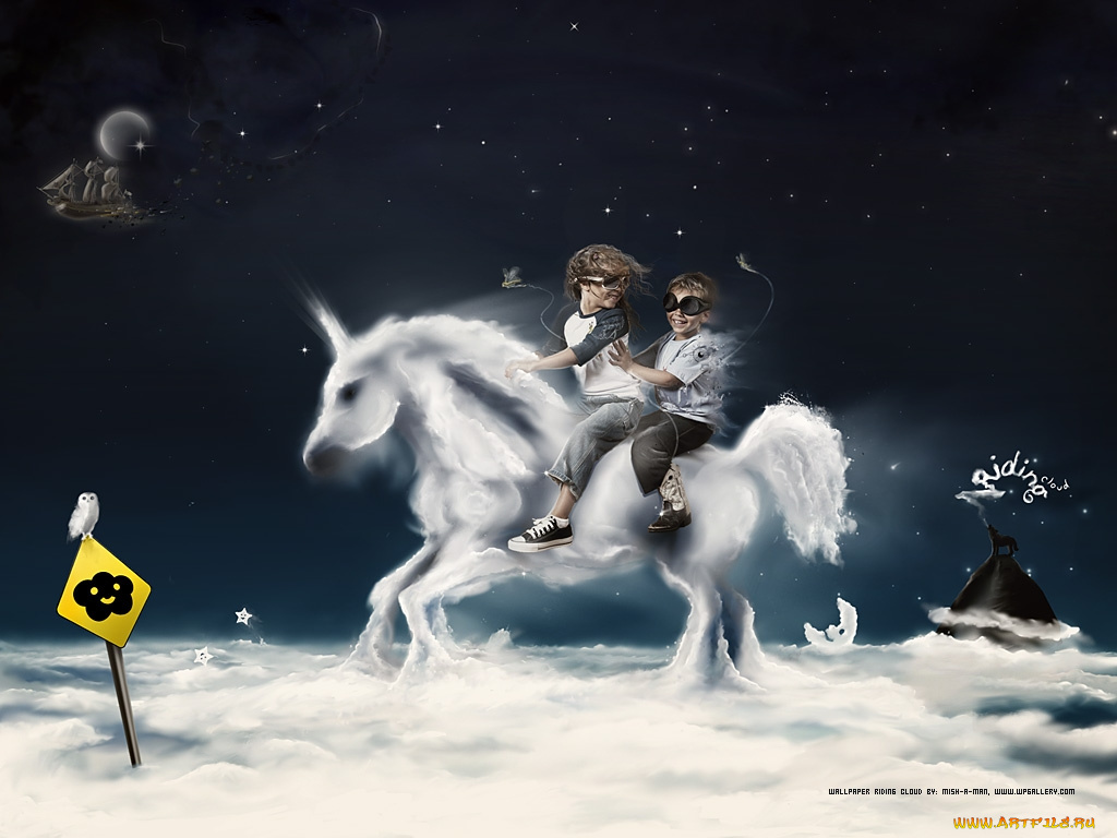 рисованные, дети