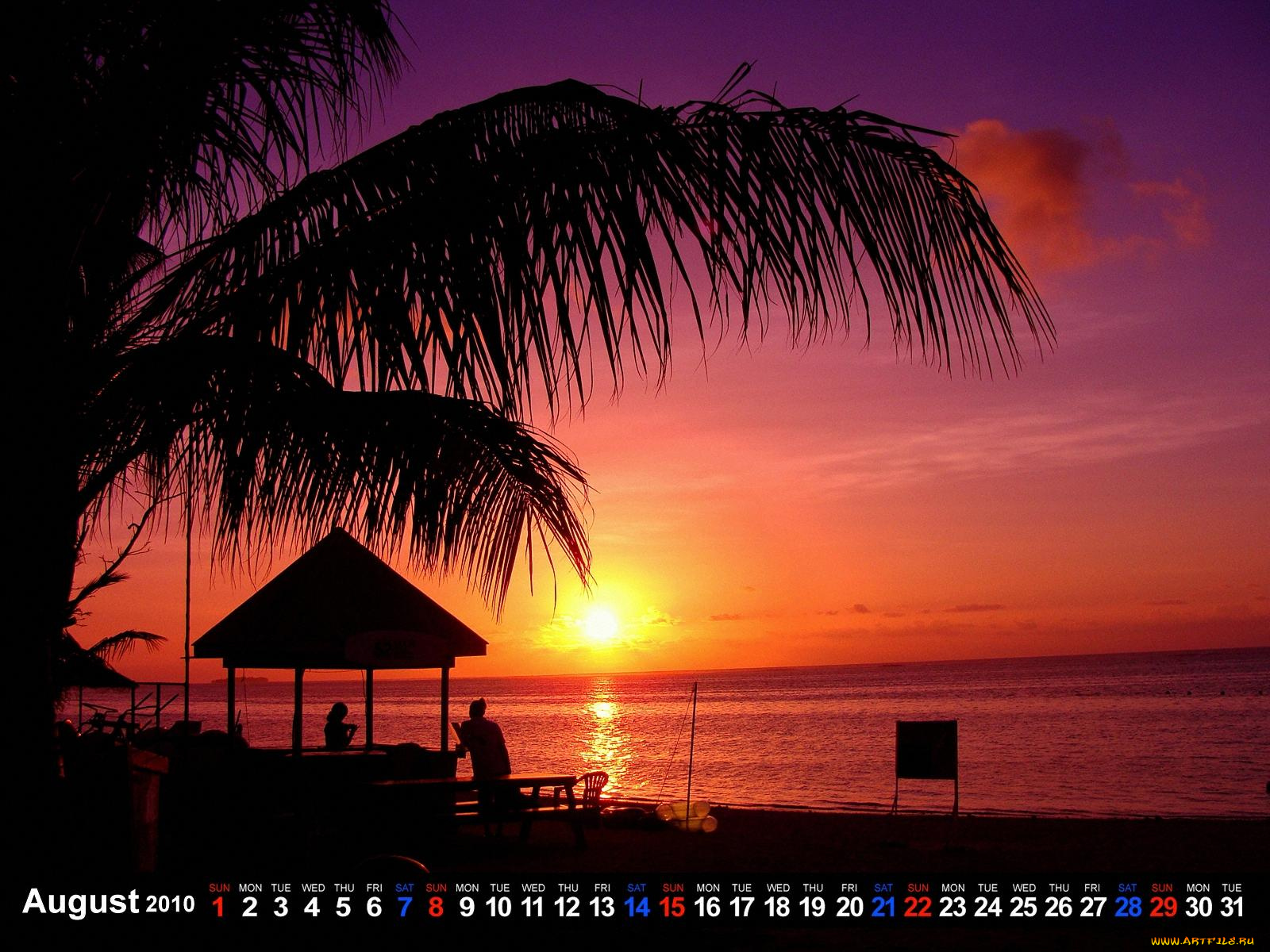 календари, природа